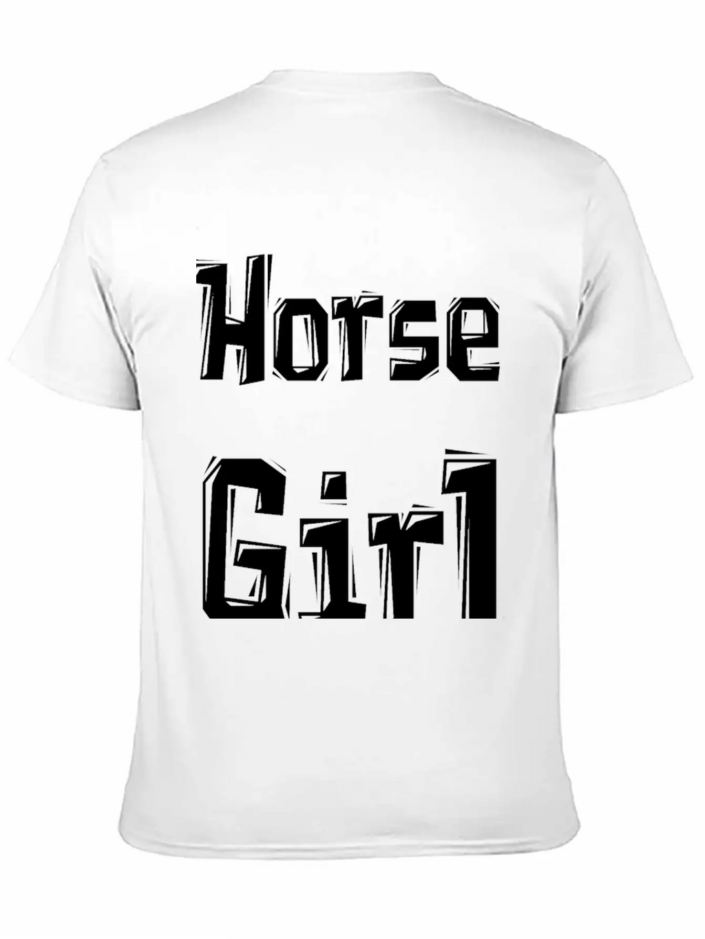 Horse Girl Casual Graphic T-Shirt – Simple And Comfortable Daily Wear