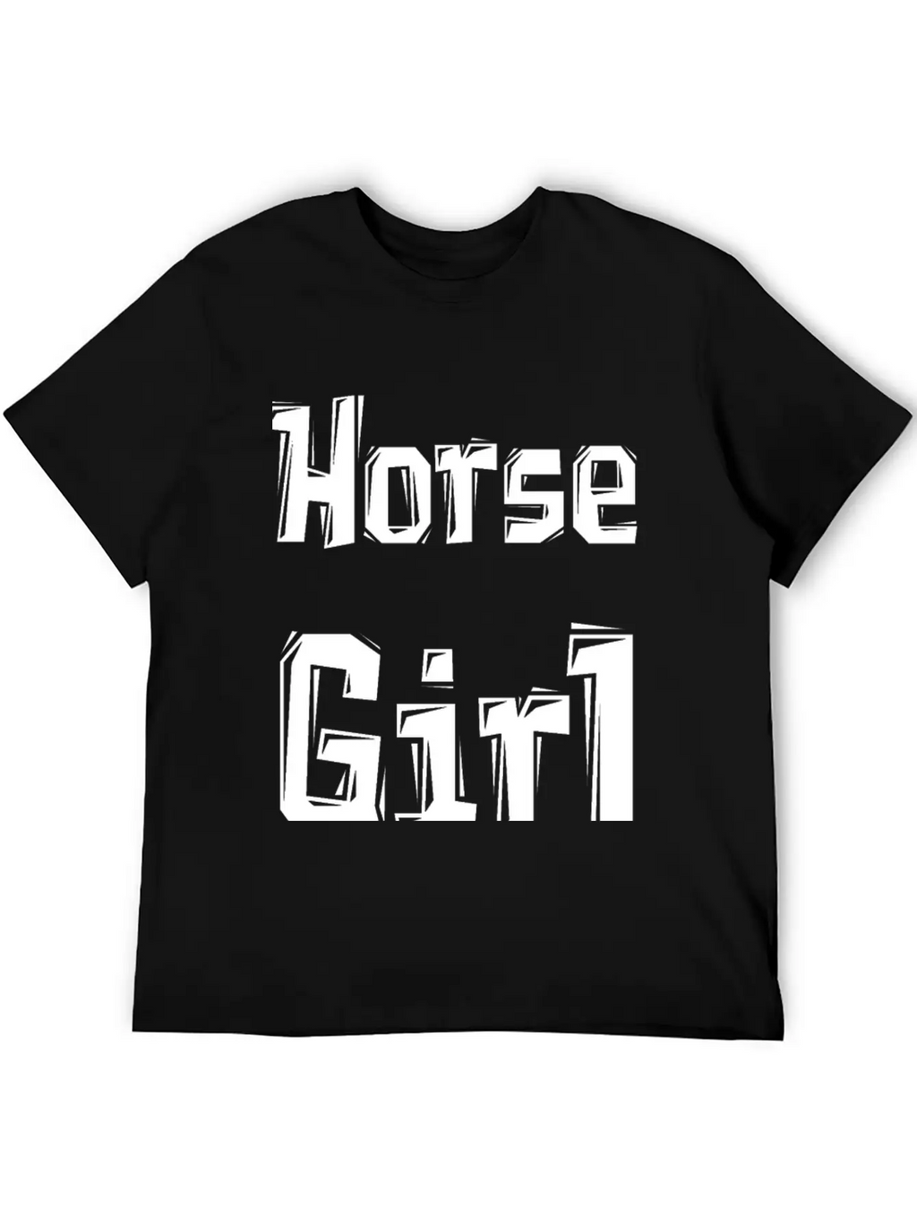 Horse Girl Casual Graphic T-Shirt – Simple And Comfortable Daily Wear