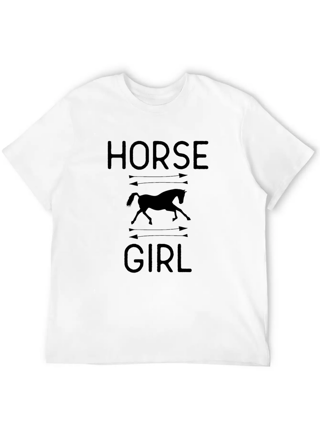 Horse Girl Essential Cotton Tee For Daily Outfits – Unisex Style