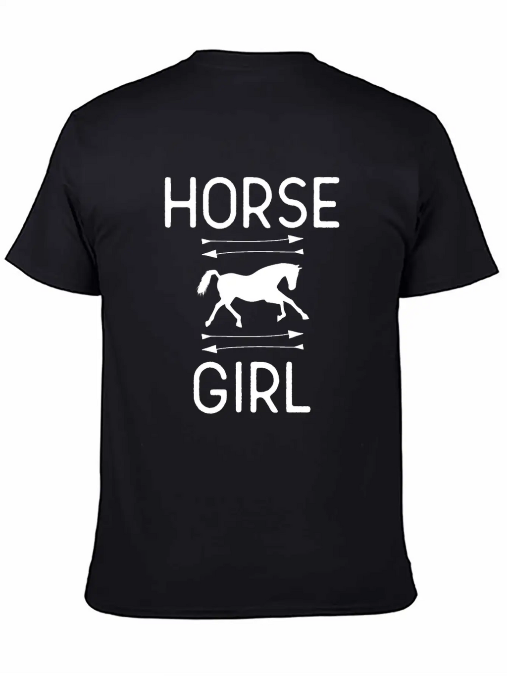 Horse Girl Essential Cotton Tee For Daily Outfits – Unisex Style