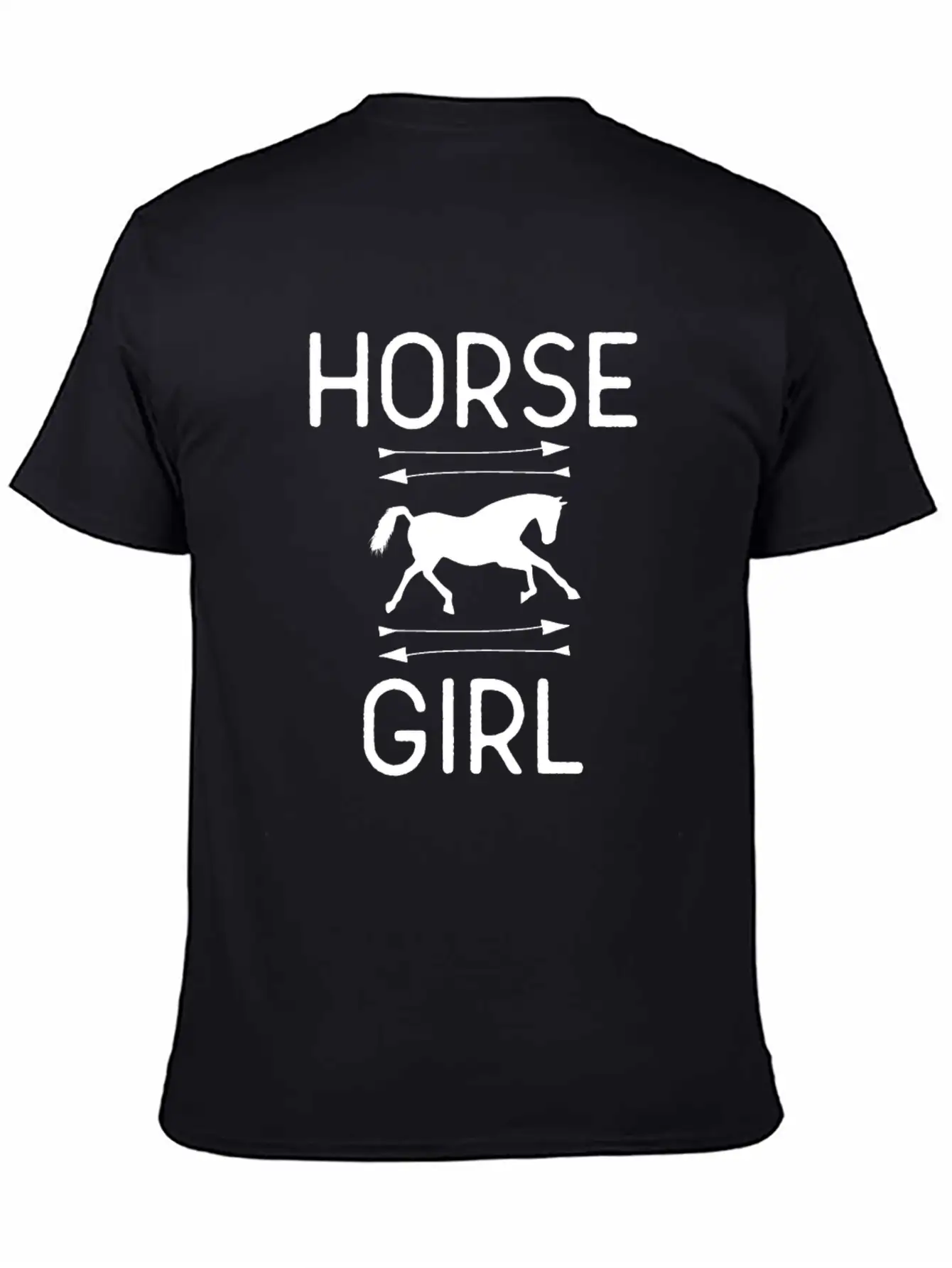 Horse Girl Essential Cotton Tee For Daily Outfits – Unisex Style