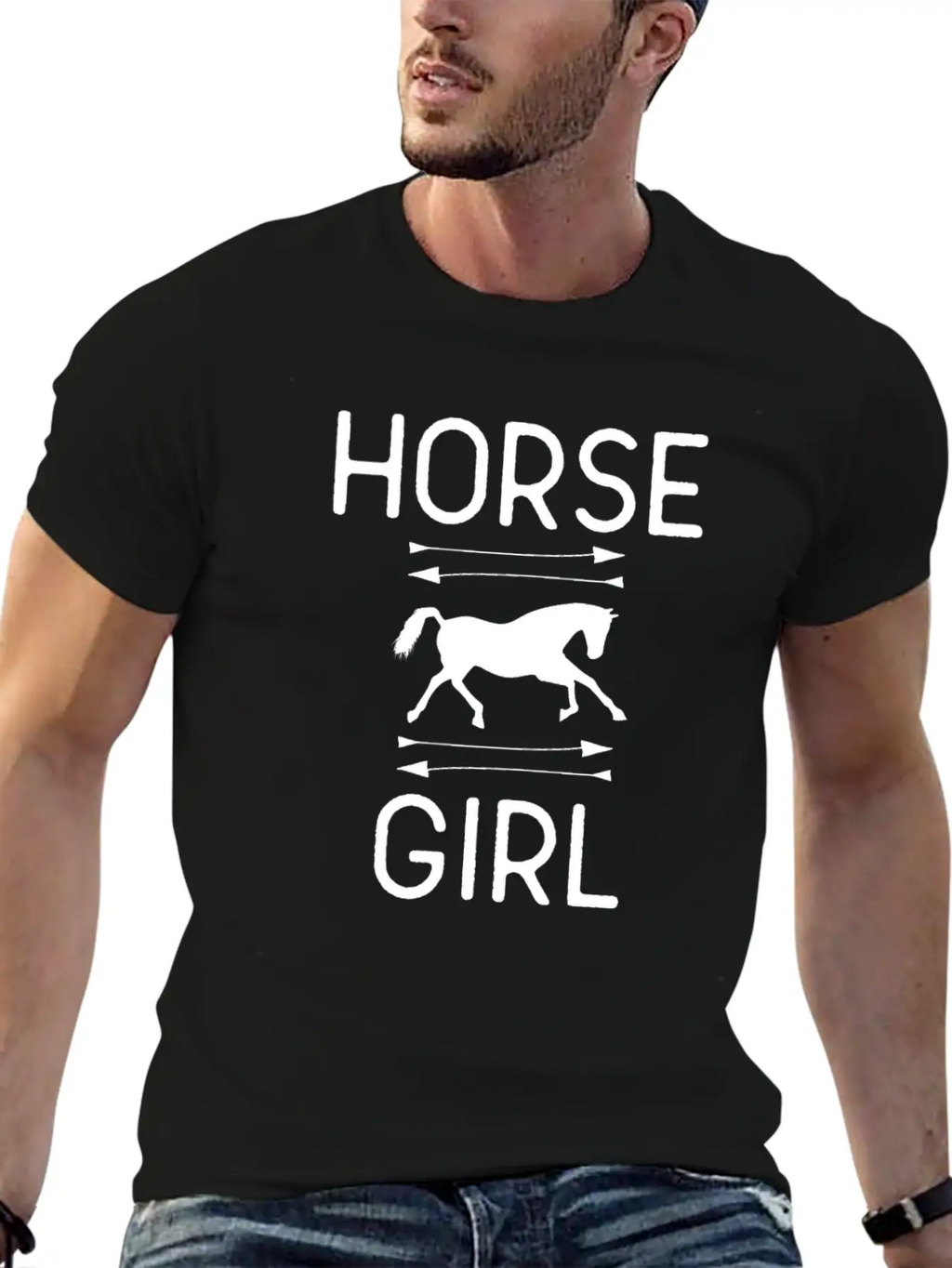 Horse Girl Essential Cotton Tee For Daily Outfits – Unisex Style