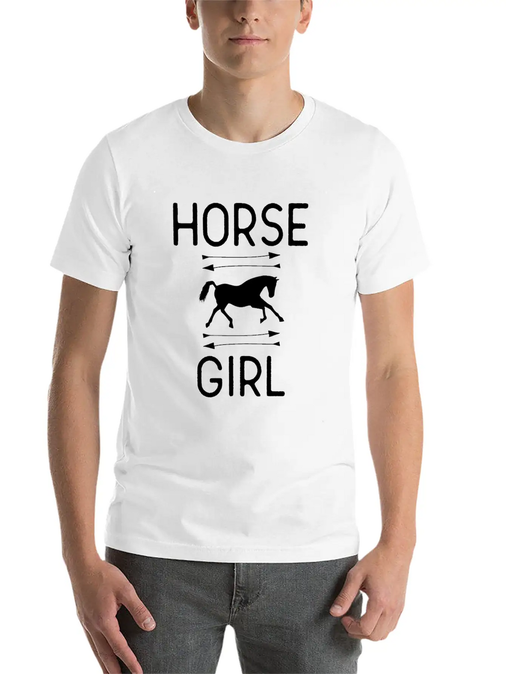 Horse Girl Essential Cotton Tee For Daily Outfits – Unisex Style