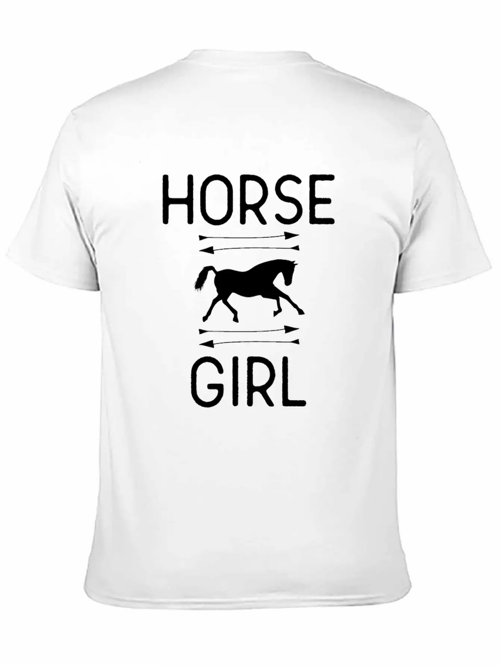 Horse Girl Essential Cotton Tee For Daily Outfits – Unisex Style