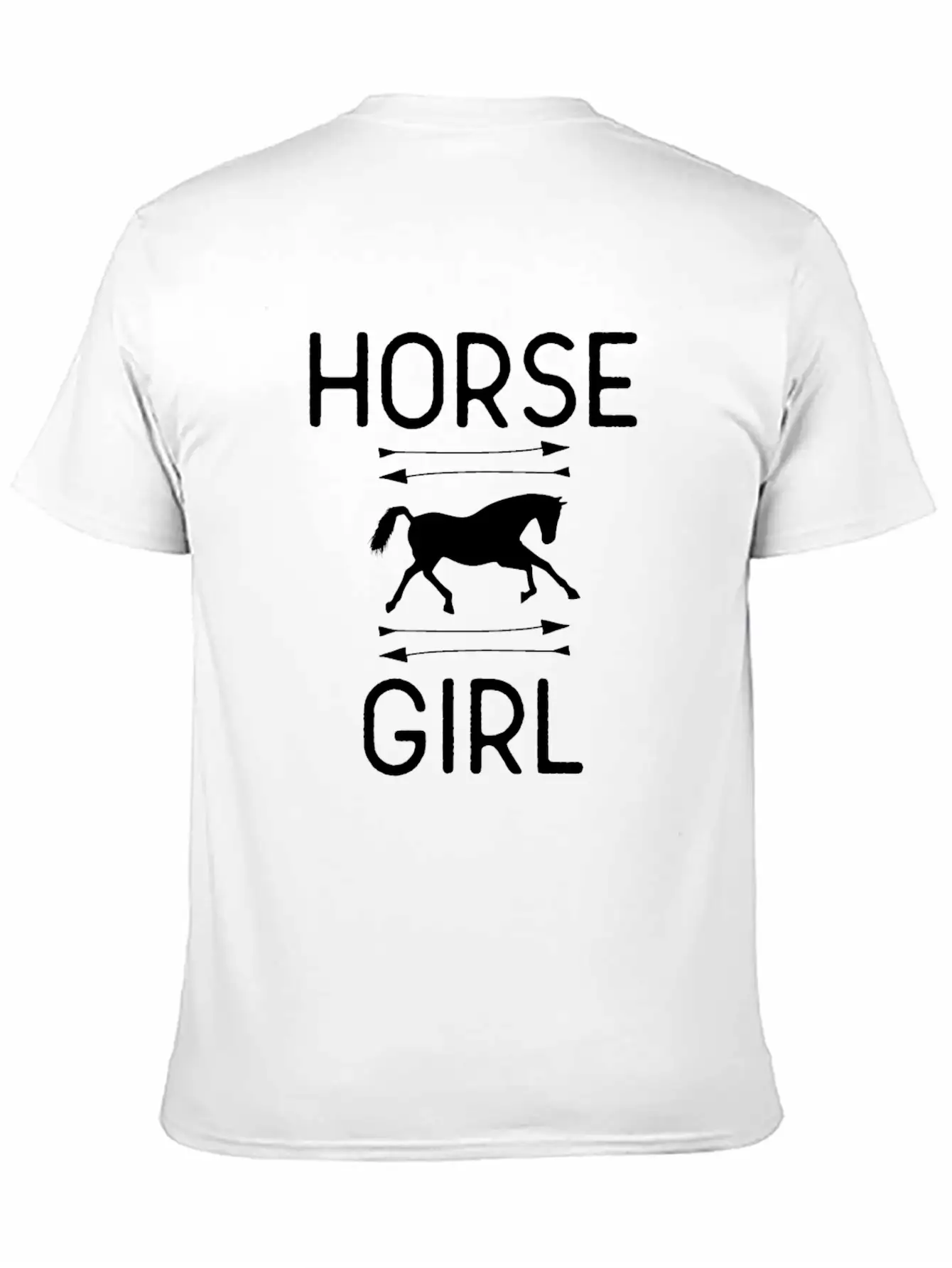 Horse Girl Essential Cotton Tee For Daily Outfits – Unisex Style