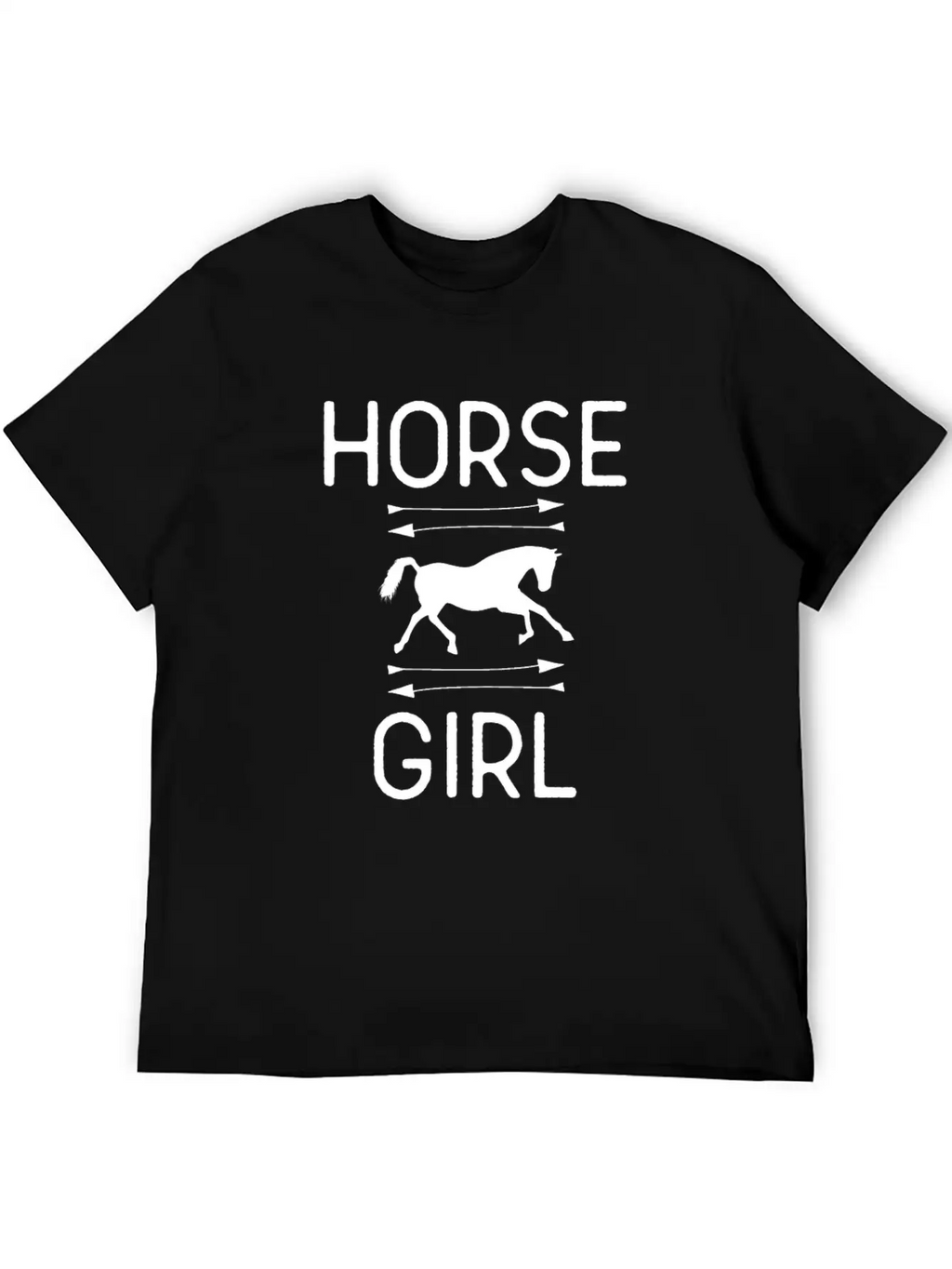 Horse Girl Essential Cotton Tee For Daily Outfits – Unisex Style