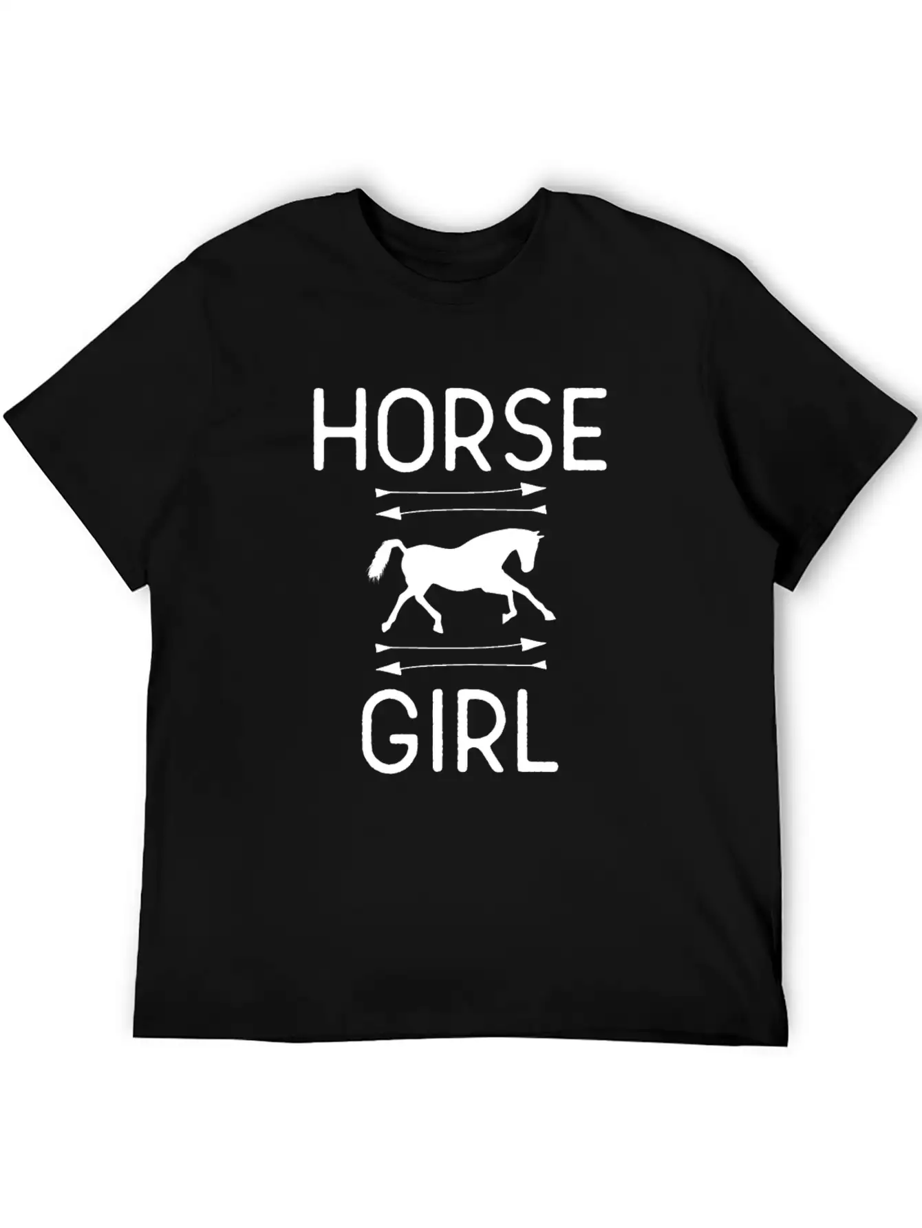 Horse Girl Essential Cotton Tee For Daily Outfits – Unisex Style