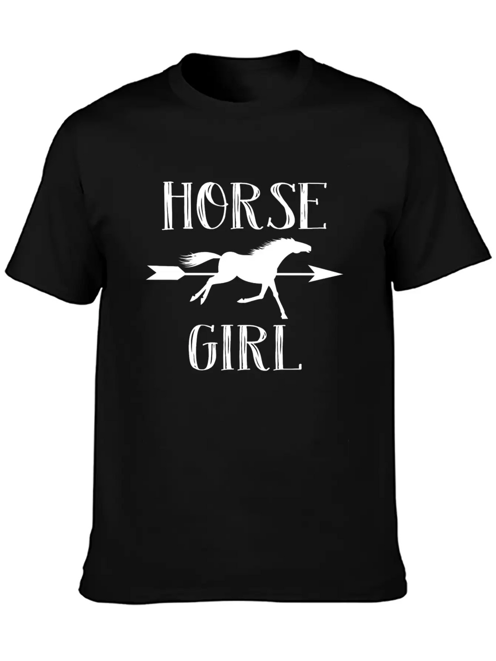 Horse Girl Horse Rider Equestrian Unisex Casual T-Shirt – Clean Design For Daily Comfort