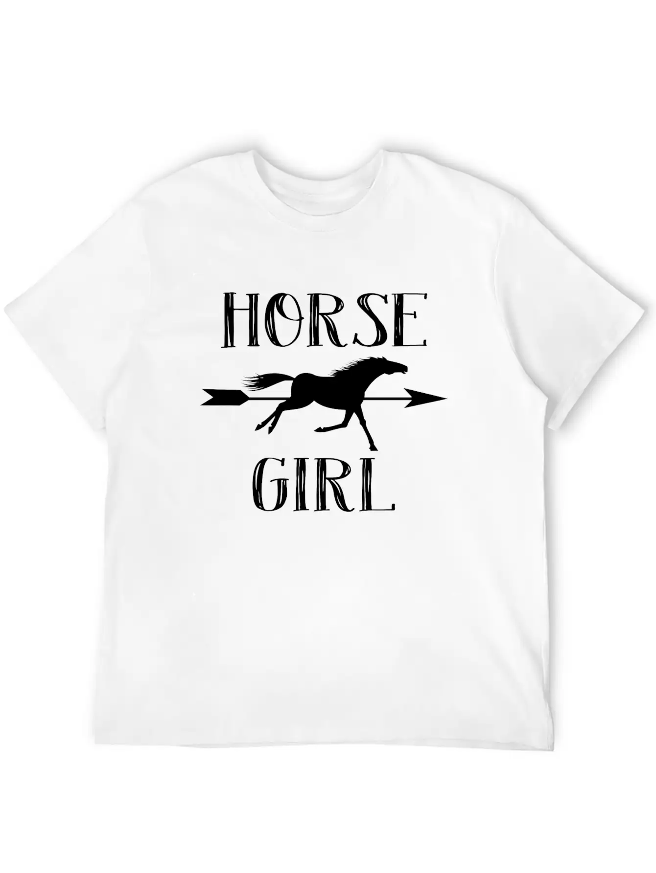 Horse Girl Horse Rider Equestrian Unisex Casual T-Shirt – Clean Design For Daily Comfort