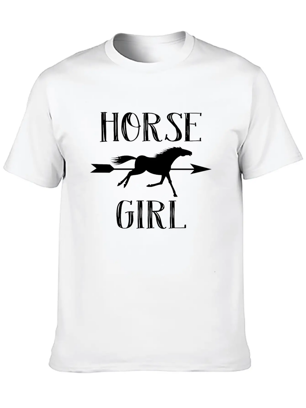 Horse Girl Horse Rider Equestrian Unisex Casual T-Shirt – Clean Design For Daily Comfort