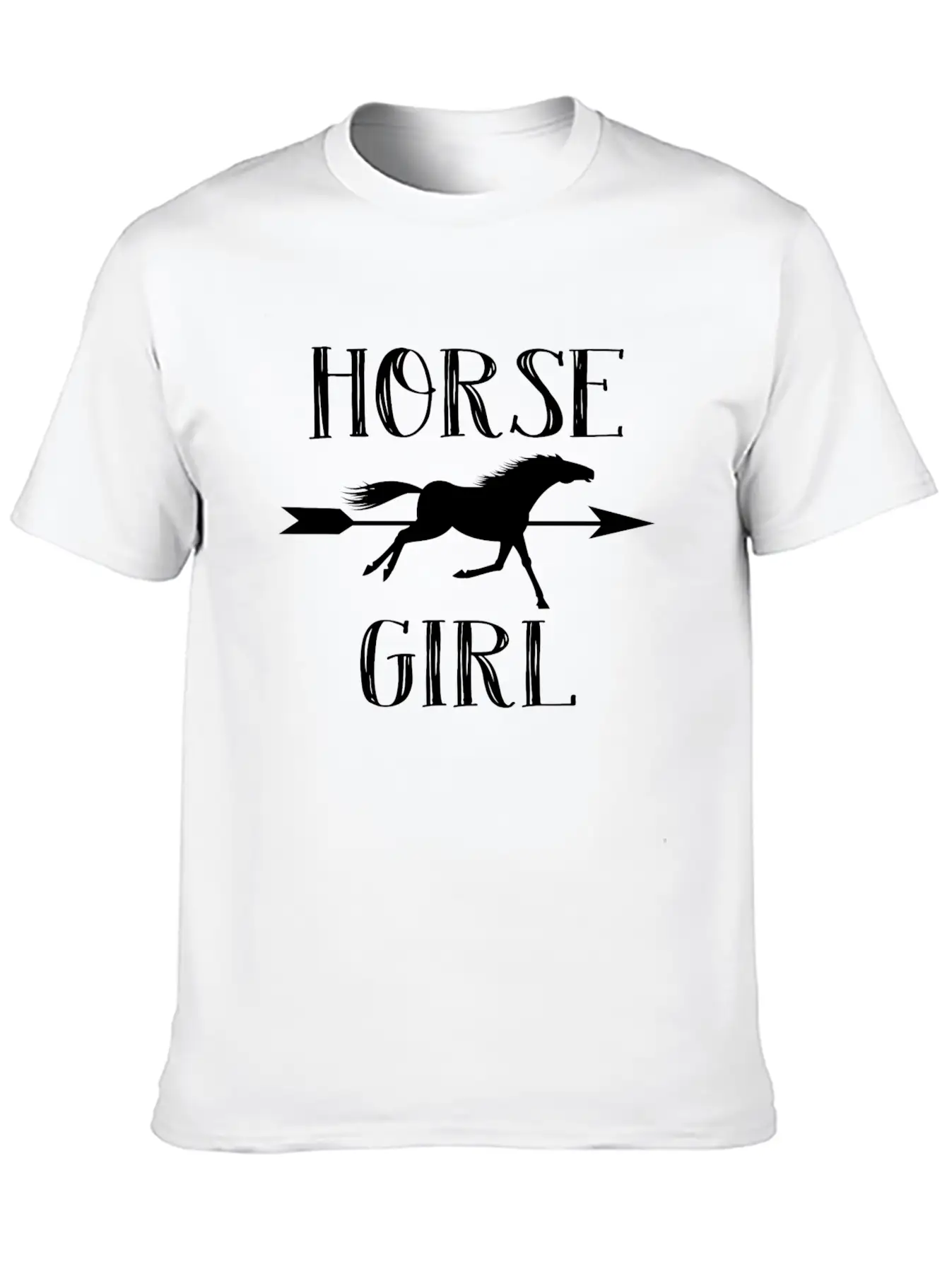 Horse Girl Horse Rider Equestrian Unisex Casual T-Shirt – Clean Design For Daily Comfort