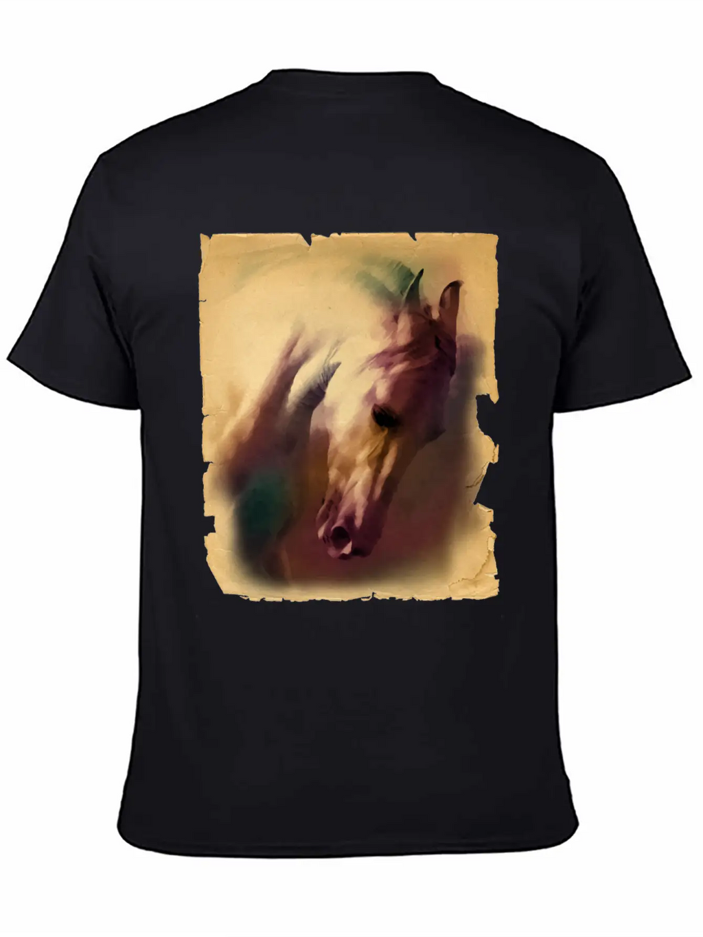 Horse Head Casual Graphic T-Shirt – Simple And Comfortable Daily Wear