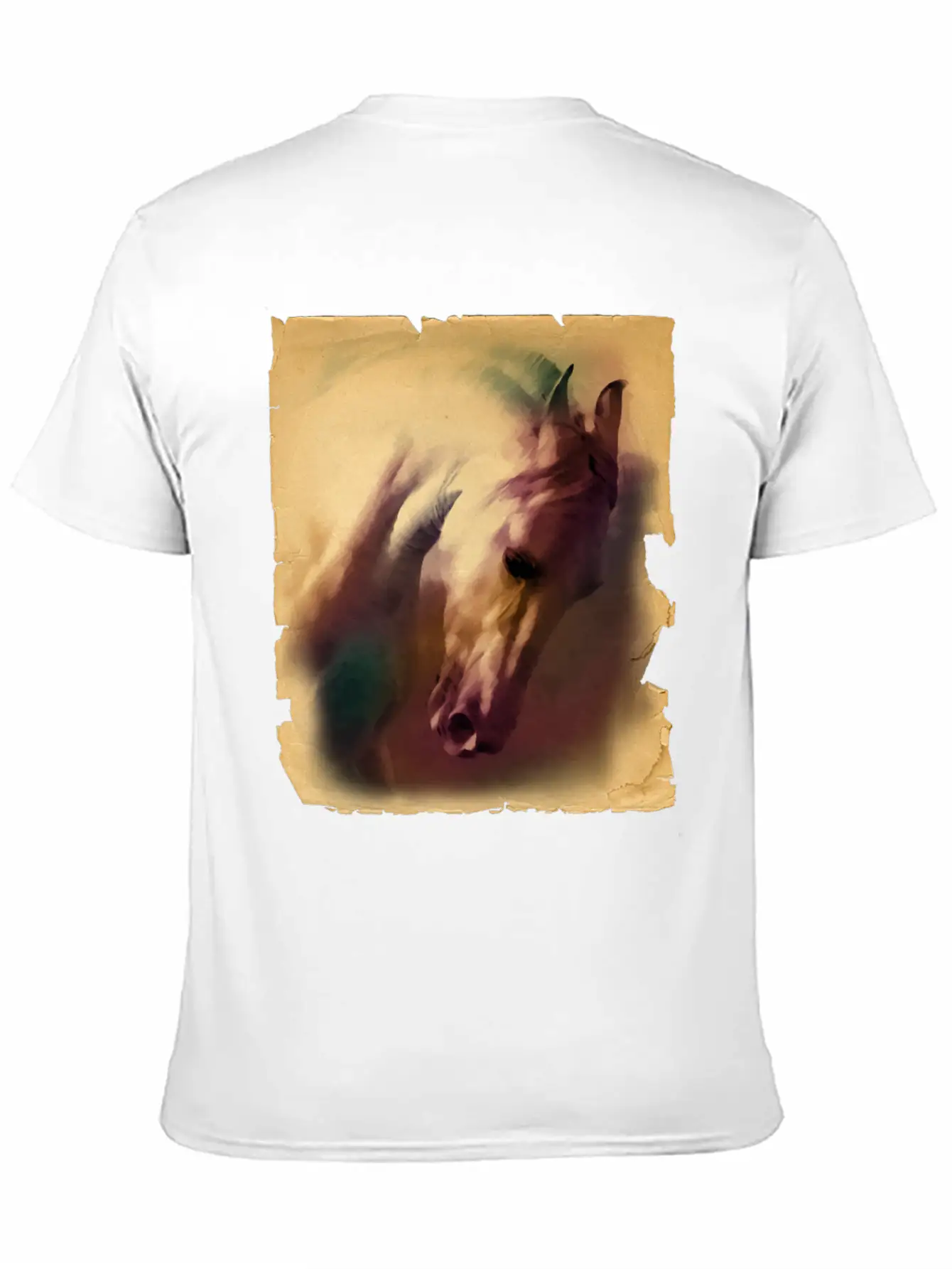 Horse Head Casual Graphic T-Shirt – Simple And Comfortable Daily Wear