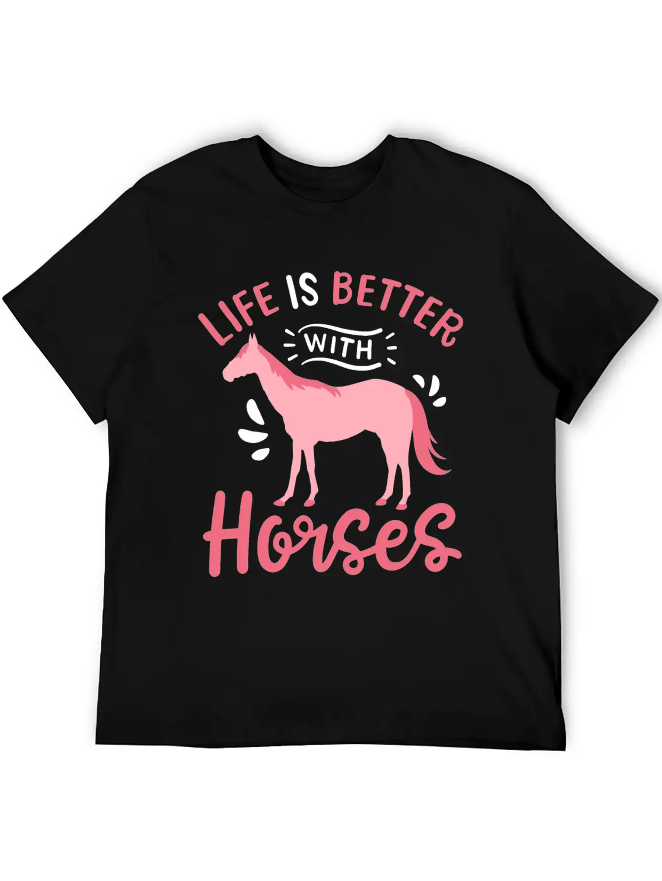 Horse Horseback Horse Riding Horse Racing Breathable Soft Cotton T-Shirt – Timeless Casual Look
