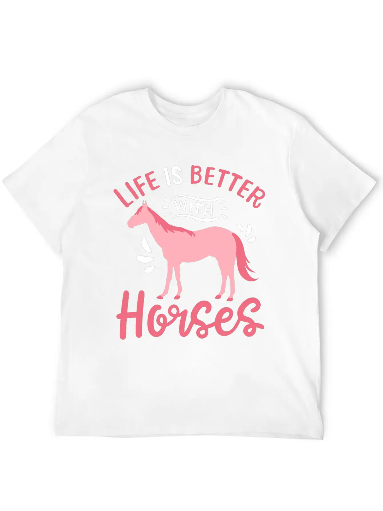 Horse Horseback Horse Riding Horse Racing Breathable Soft Cotton T-Shirt – Timeless Casual Look