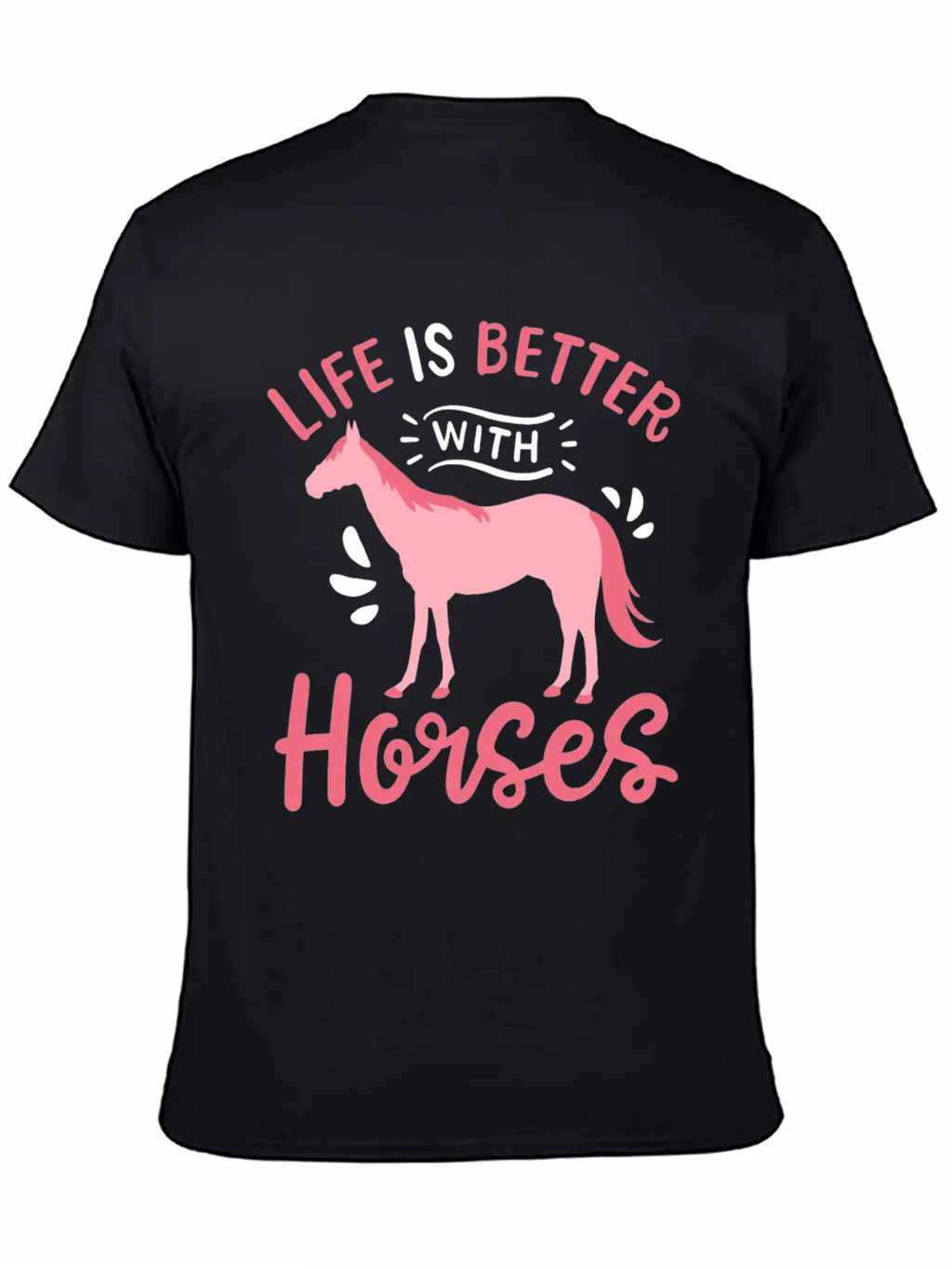 Horse Horseback Horse Riding Horse Racing Breathable Soft Cotton T-Shirt – Timeless Casual Look