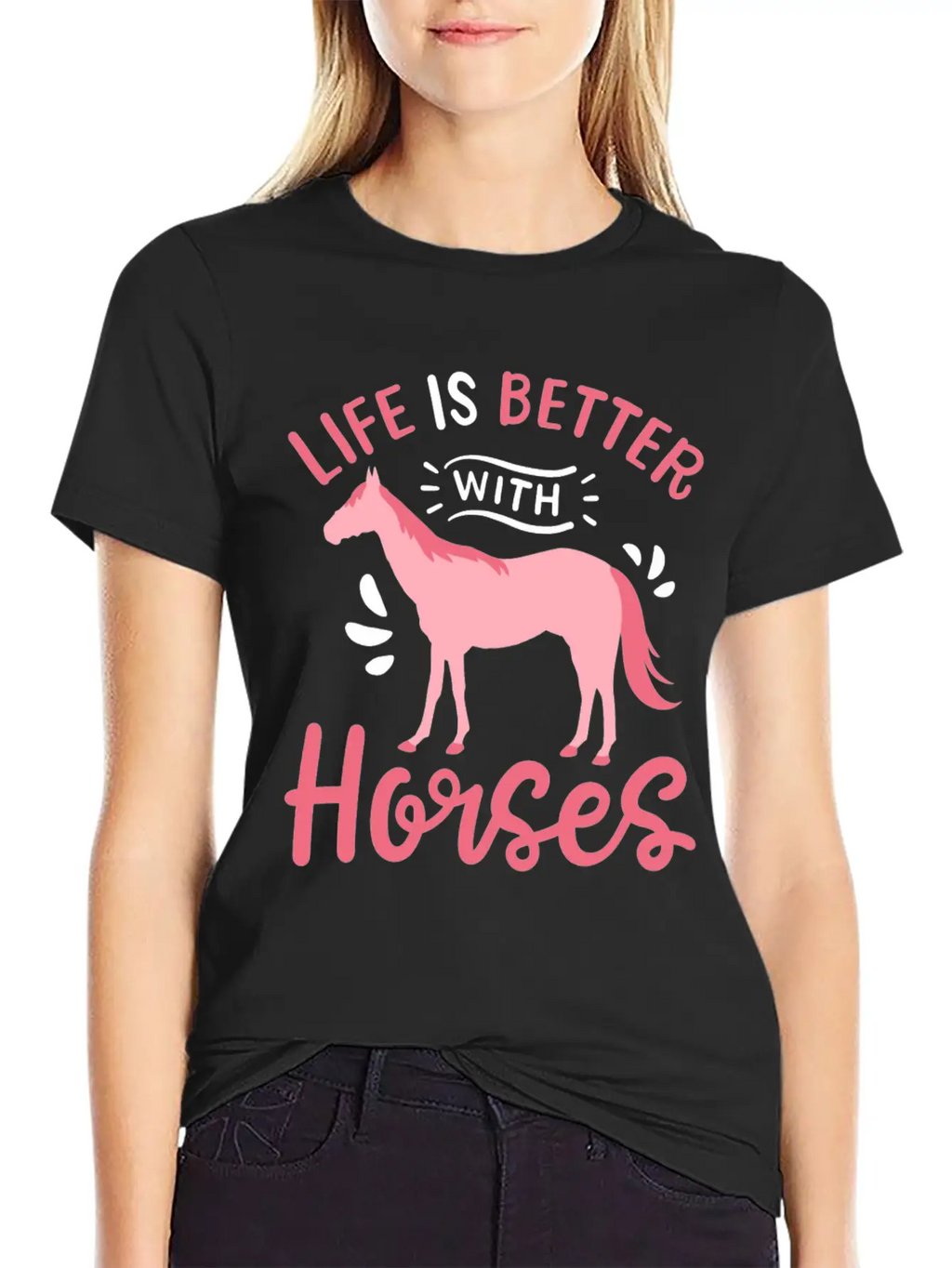 Horse Horseback Horse Riding Horse Racing Breathable Soft Cotton T-Shirt – Timeless Casual Look