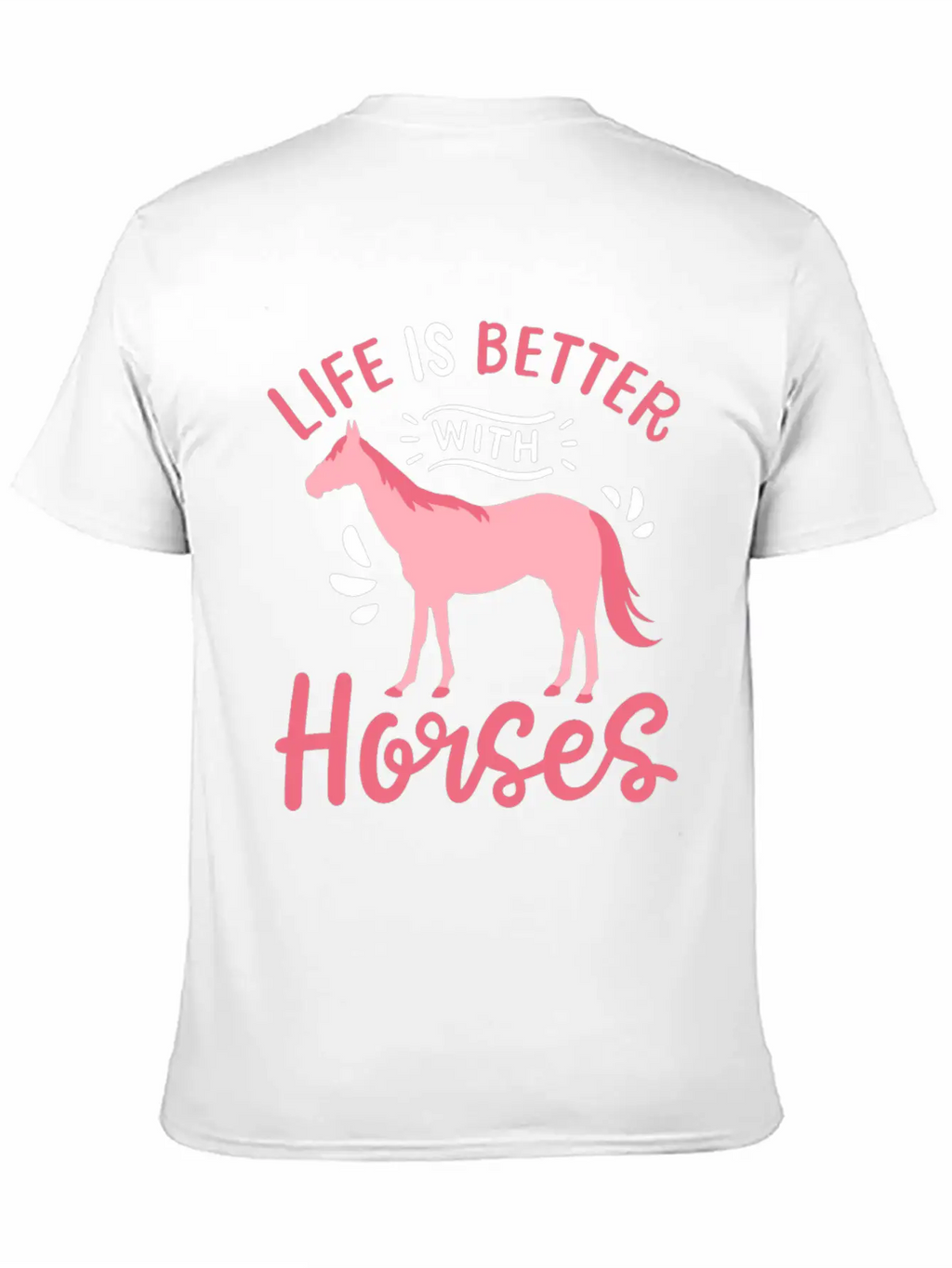 Horse Horseback Horse Riding Horse Racing Breathable Soft Cotton T-Shirt – Timeless Casual Look