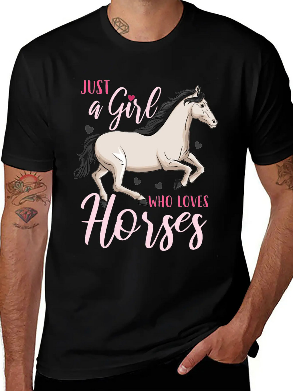 Horse Horseback Riding Essential Cotton Tee For Daily Outfits – Unisex Style