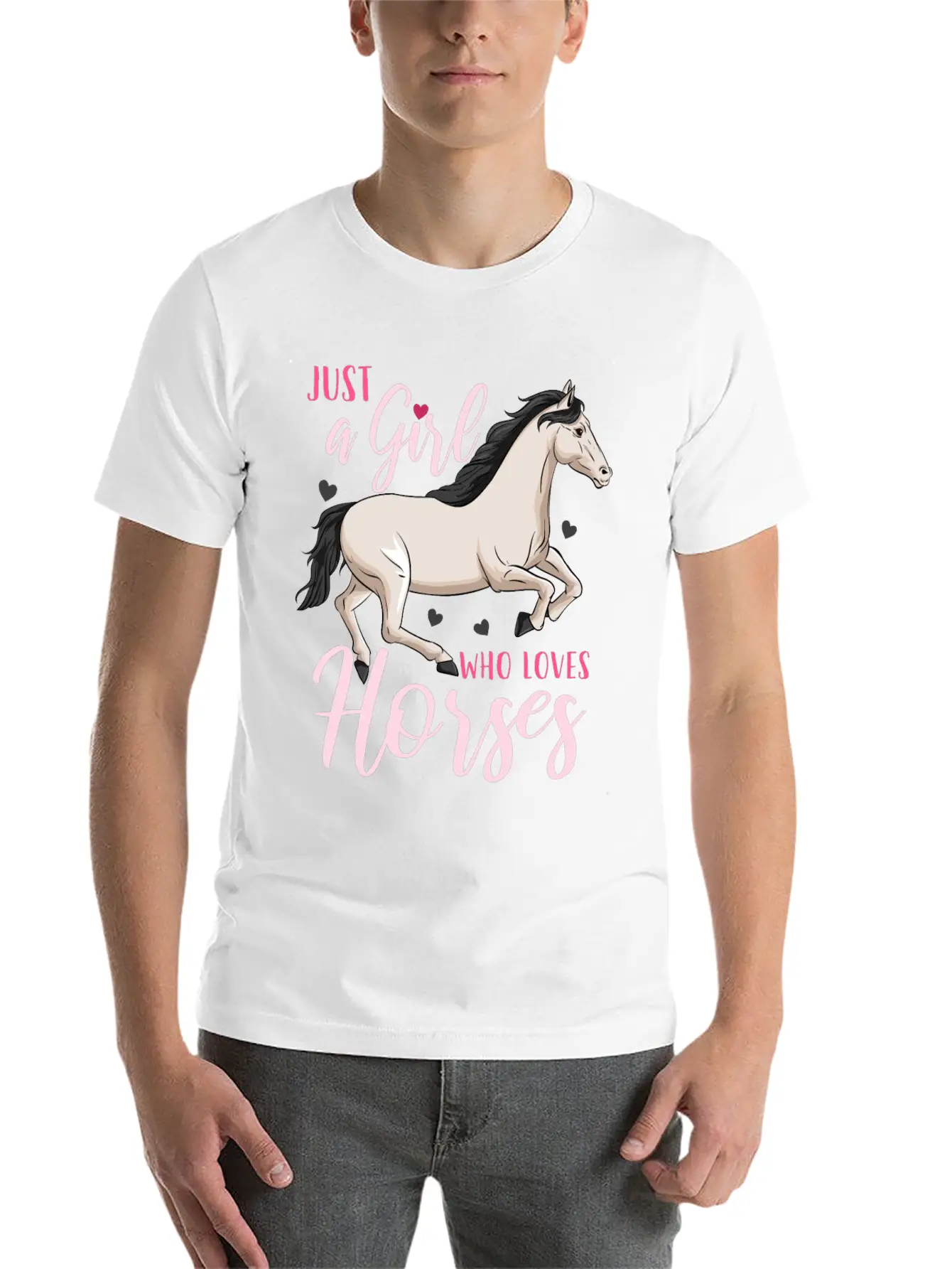 Horse Horseback Riding Essential Cotton Tee For Daily Outfits – Unisex Style