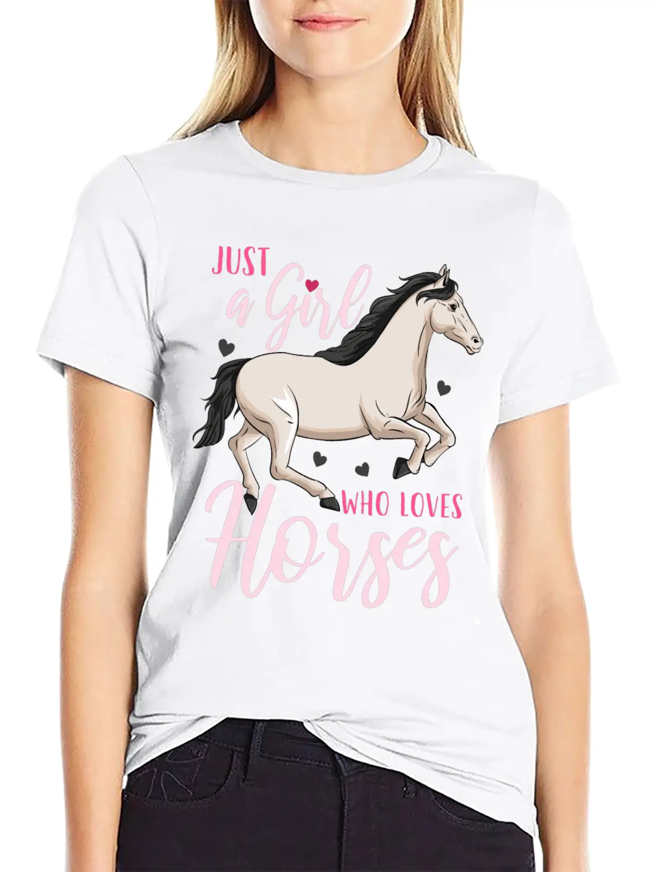 Horse Horseback Riding Essential Cotton Tee For Daily Outfits – Unisex Style