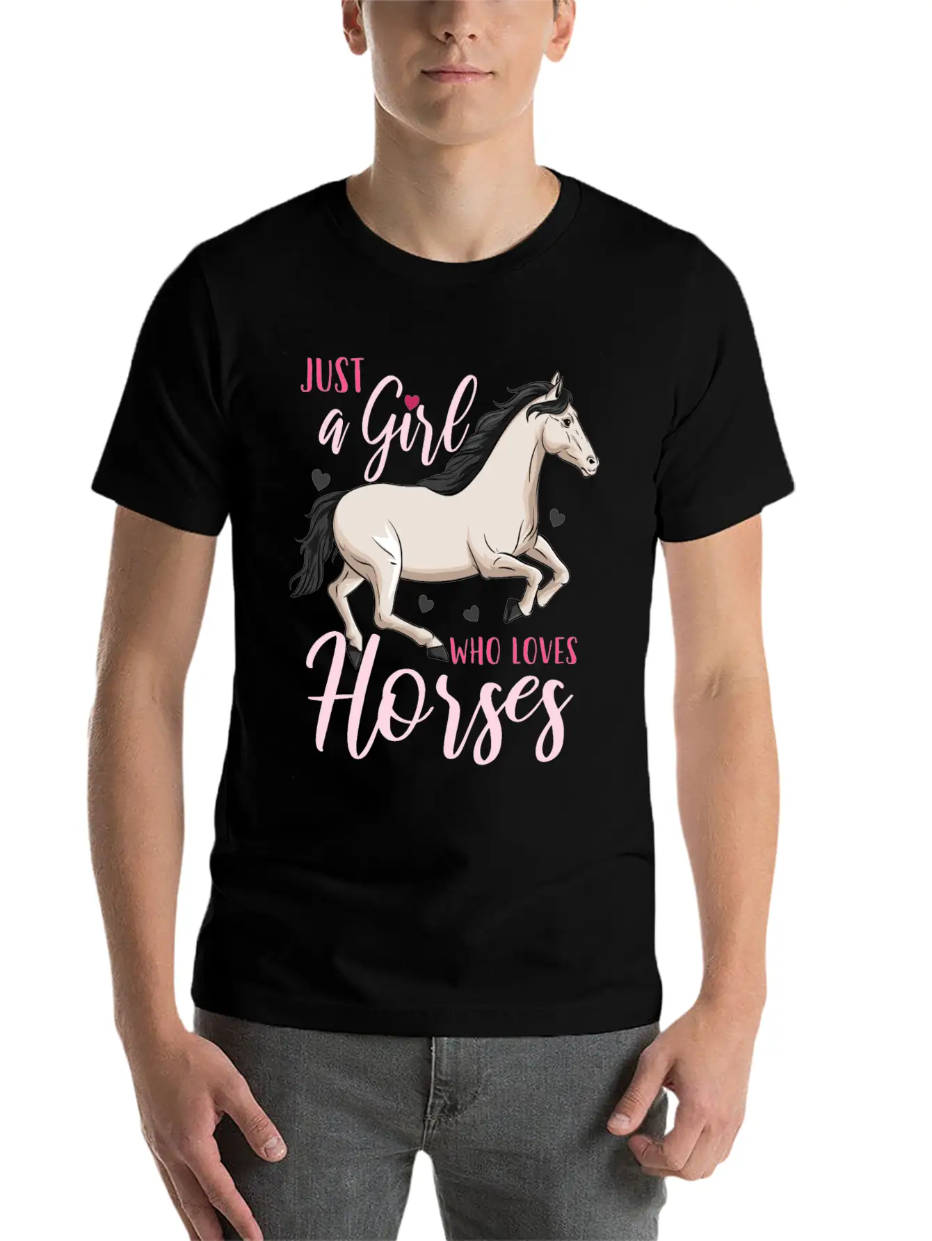 Horse Horseback Riding Essential Cotton Tee For Daily Outfits – Unisex Style