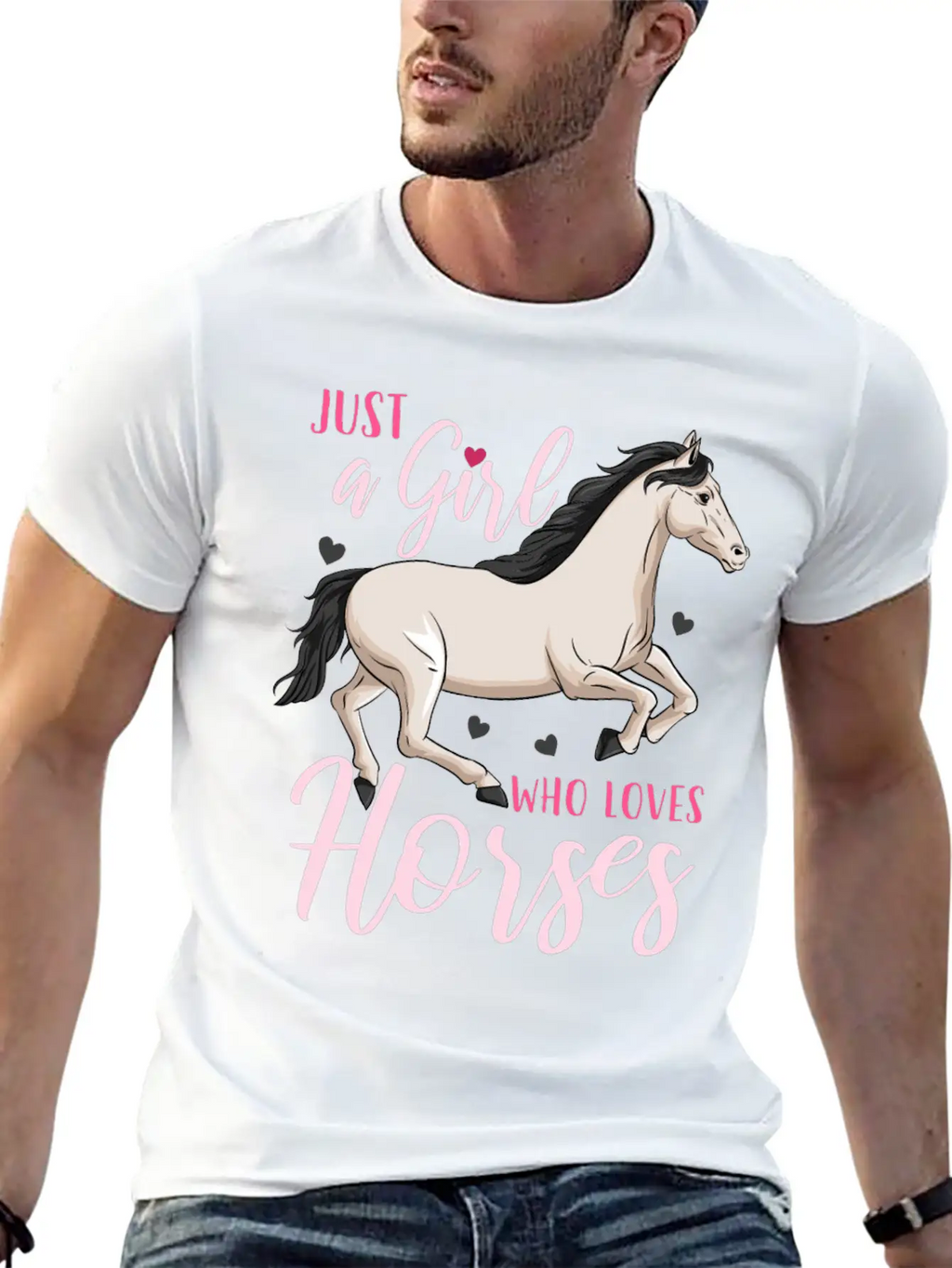 Horse Horseback Riding Essential Cotton Tee For Daily Outfits – Unisex Style