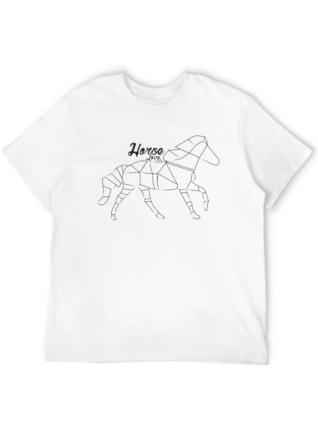 Horse Love 2 Unisex Casual T-Shirt – Clean Design For Daily Comfort