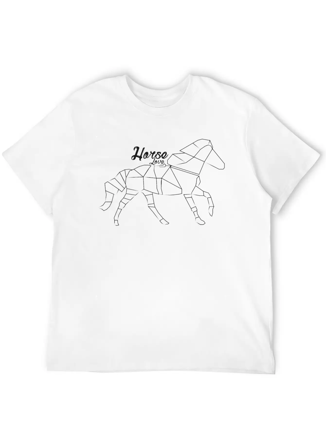 Horse Love 2 Unisex Casual T-Shirt – Clean Design For Daily Comfort