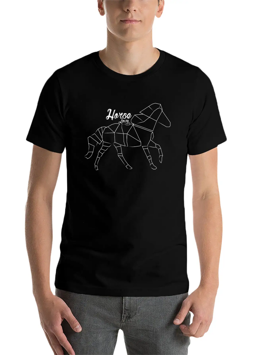 Horse Love 2 Unisex Casual T-Shirt – Clean Design For Daily Comfort