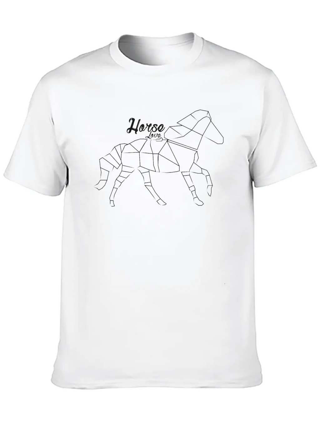 Horse Love 2 Unisex Casual T-Shirt – Clean Design For Daily Comfort