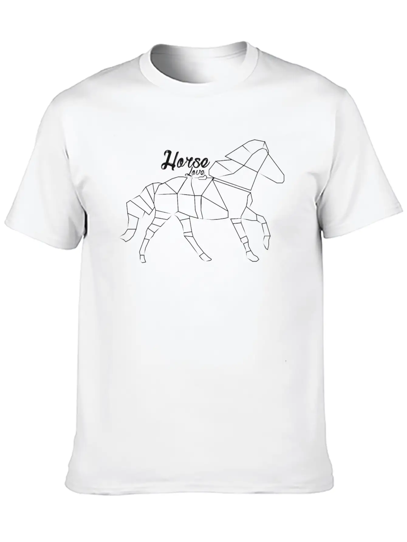 Horse Love 2 Unisex Casual T-Shirt – Clean Design For Daily Comfort