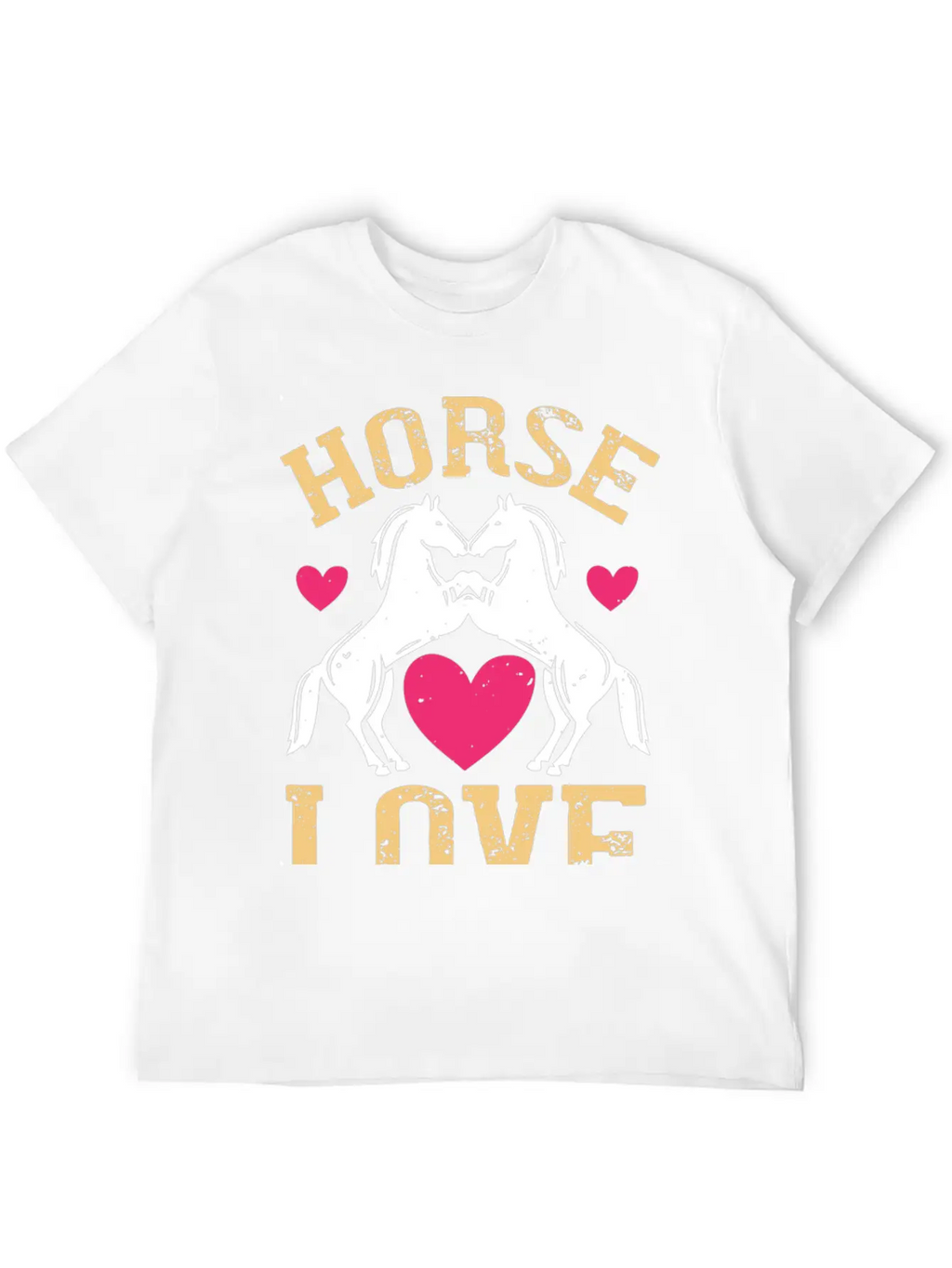 Horse Love Essential Cotton Tee For Daily Outfits – Unisex Style