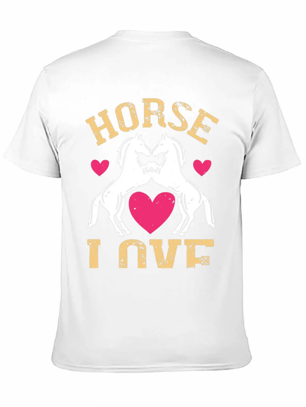 Horse Love Essential Cotton Tee For Daily Outfits – Unisex Style
