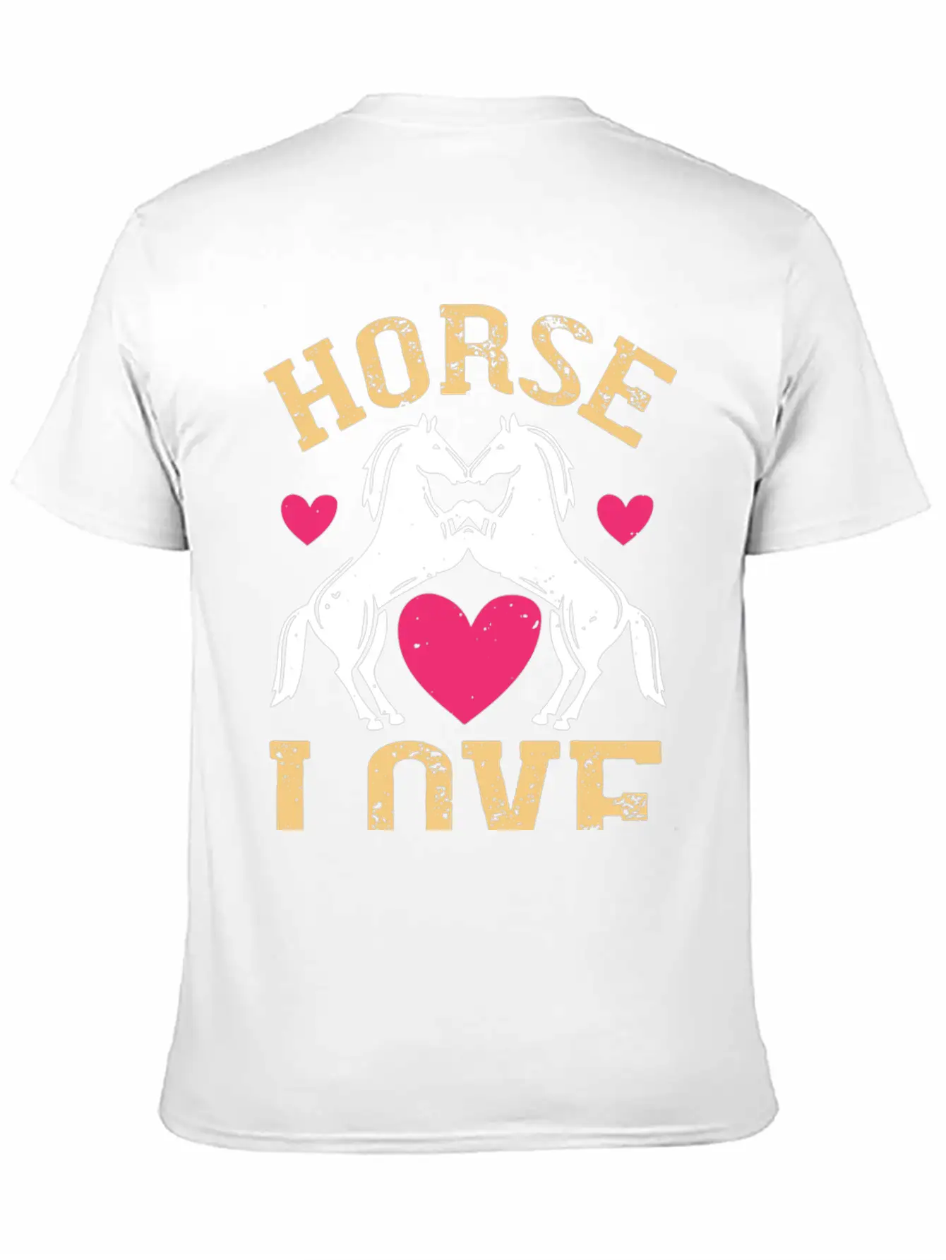 Horse Love Essential Cotton Tee For Daily Outfits – Unisex Style