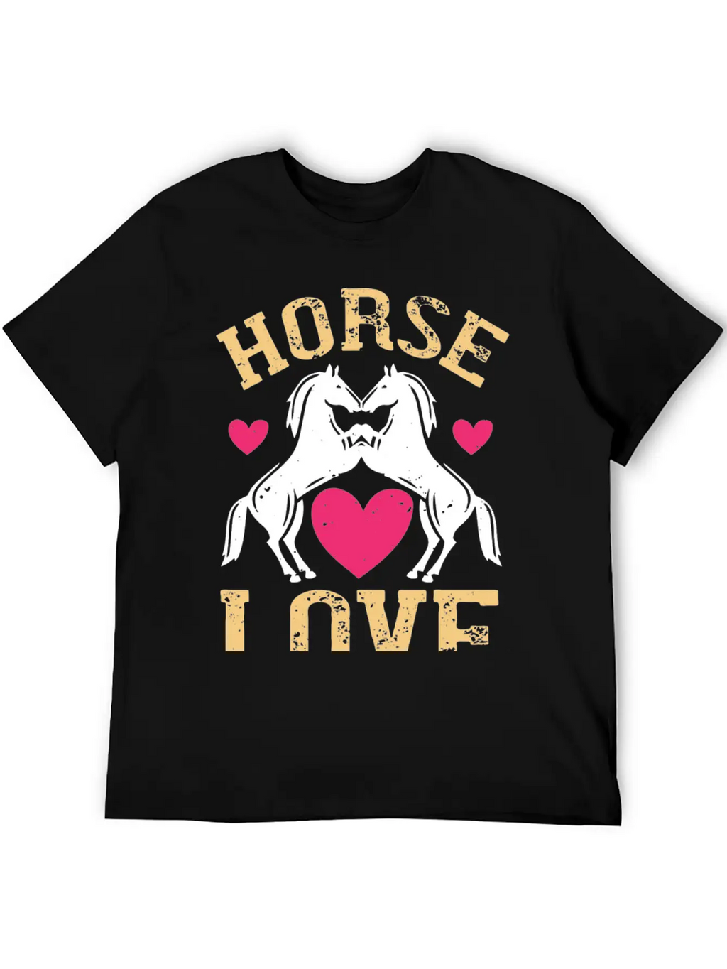 Horse Love Essential Cotton Tee For Daily Outfits – Unisex Style