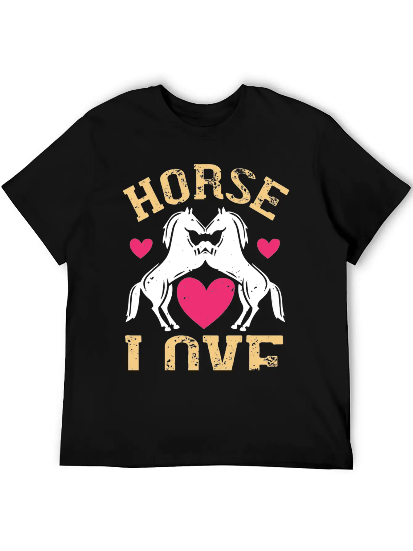 Horse Love Essential Cotton Tee For Daily Outfits – Unisex Style
