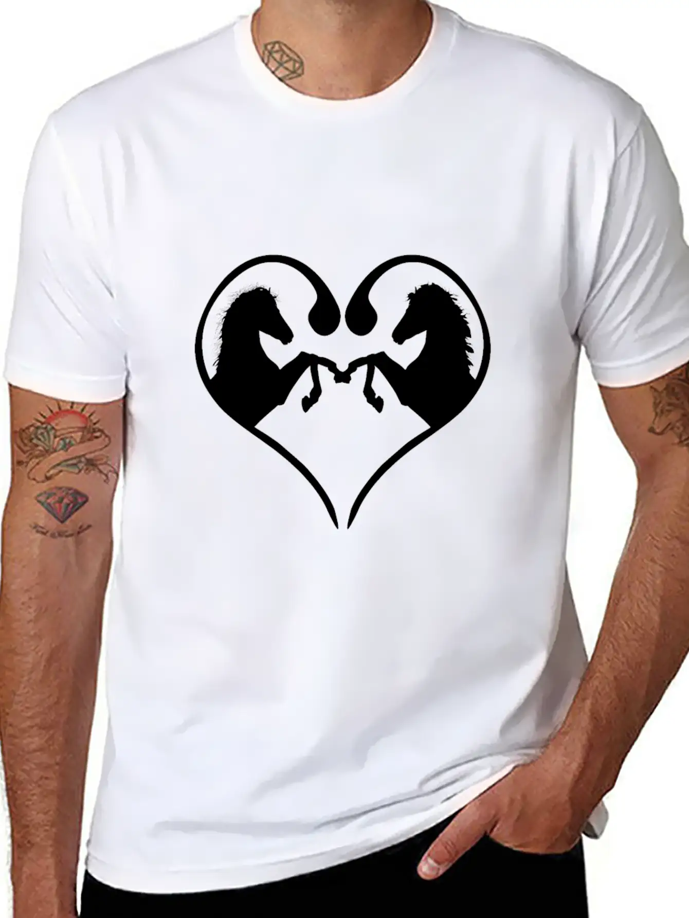 Horse Lover | Gift For Everybody That Loves Horses Essential Cotton Tee For Daily Outfits – Unisex Style