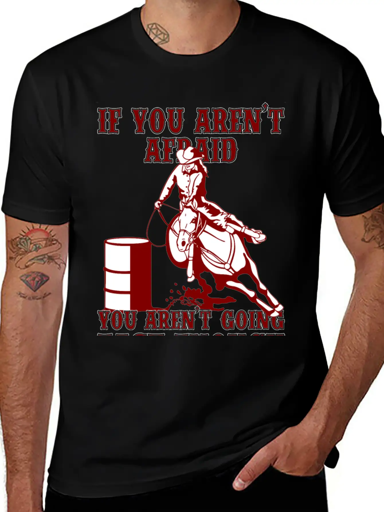 Horse Man - You Aren't Going Fast Enough Classic Fit Graphic Tee For Daily Comfort – Unisex Cotton Shirt