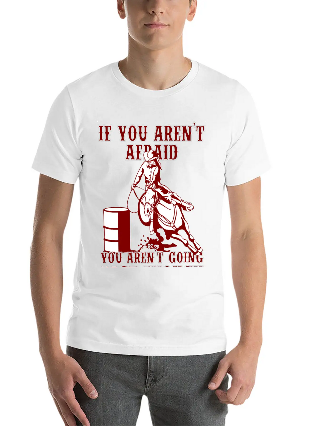 Horse Man - You Aren't Going Fast Enough Classic Fit Graphic Tee For Daily Comfort – Unisex Cotton Shirt