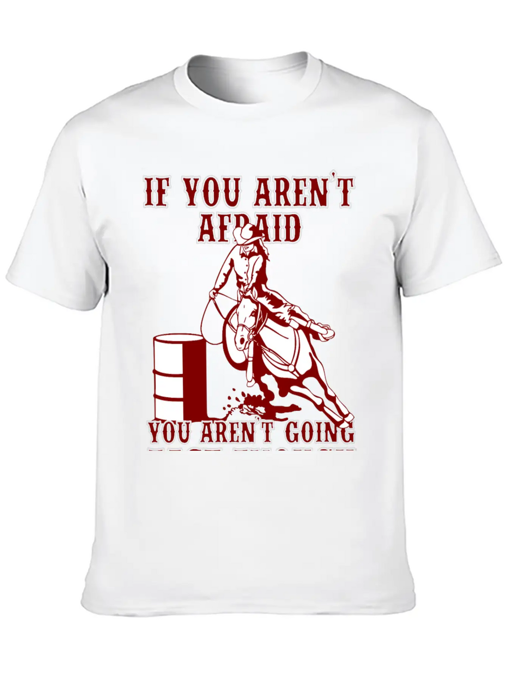 Horse Man - You Aren't Going Fast Enough Classic Fit Graphic Tee For Daily Comfort – Unisex Cotton Shirt