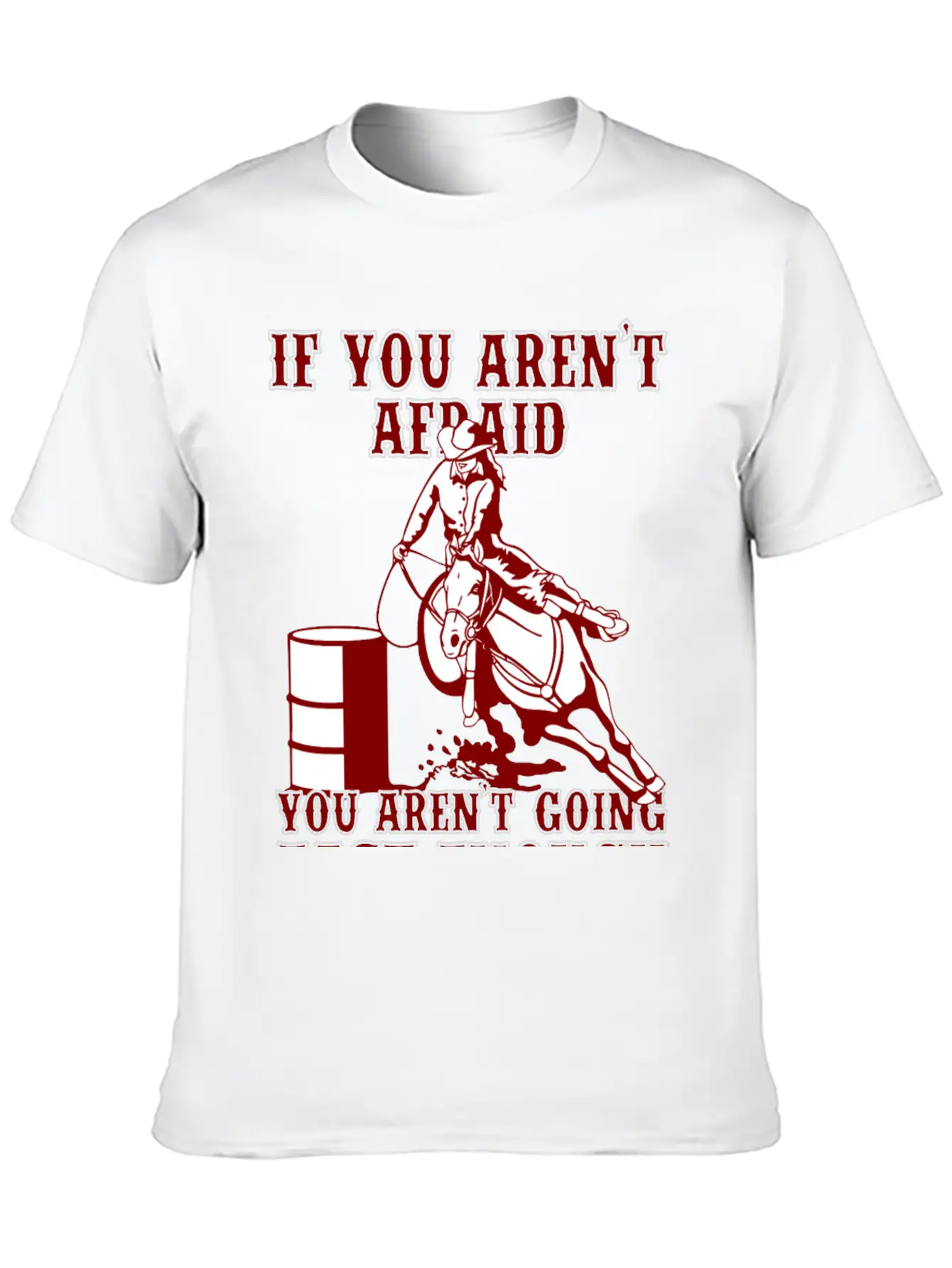 Horse Man - You Aren't Going Fast Enough Classic Fit Graphic Tee For Daily Comfort – Unisex Cotton Shirt