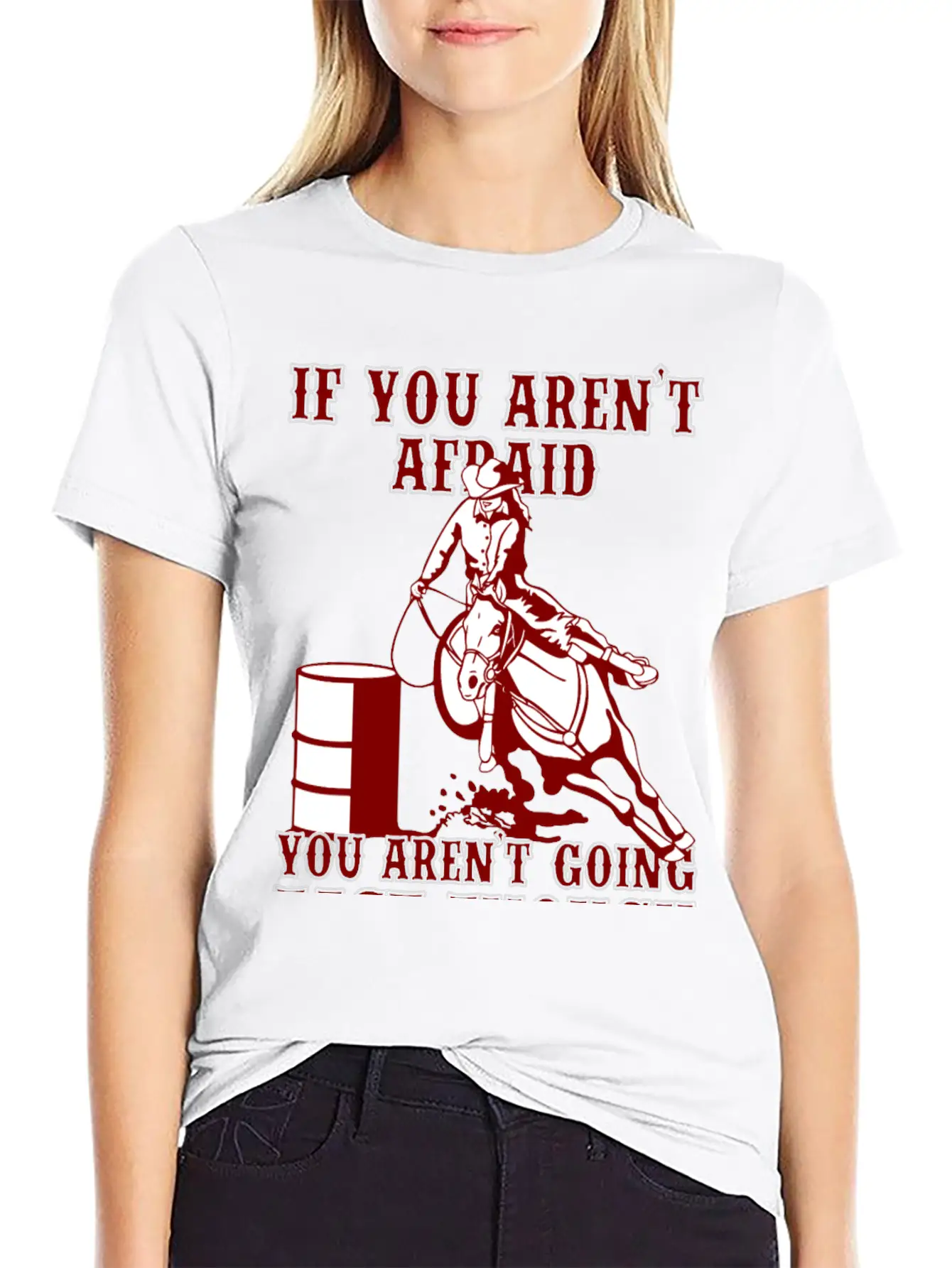 Horse Man - You Aren't Going Fast Enough Classic Fit Graphic Tee For Daily Comfort – Unisex Cotton Shirt