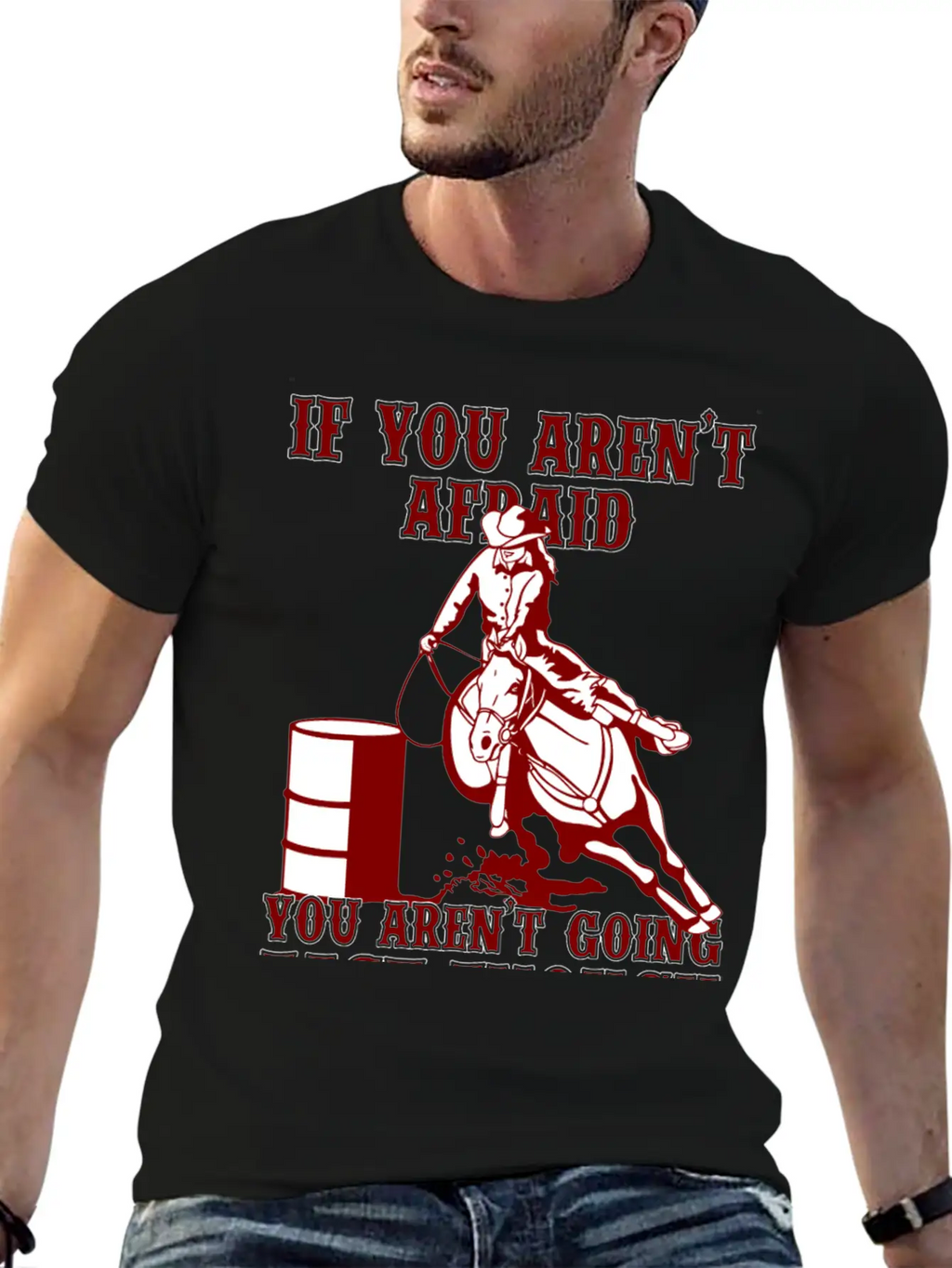 Horse Man - You Aren't Going Fast Enough Classic Fit Graphic Tee For Daily Comfort – Unisex Cotton Shirt