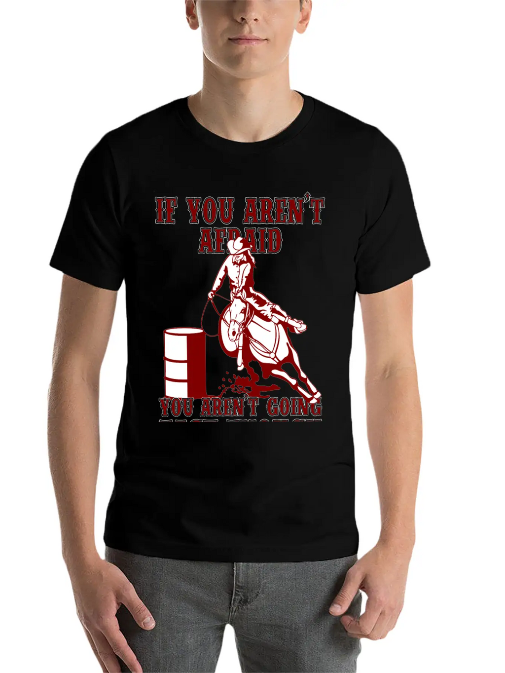 Horse Man - You Aren't Going Fast Enough Classic Fit Graphic Tee For Daily Comfort – Unisex Cotton Shirt