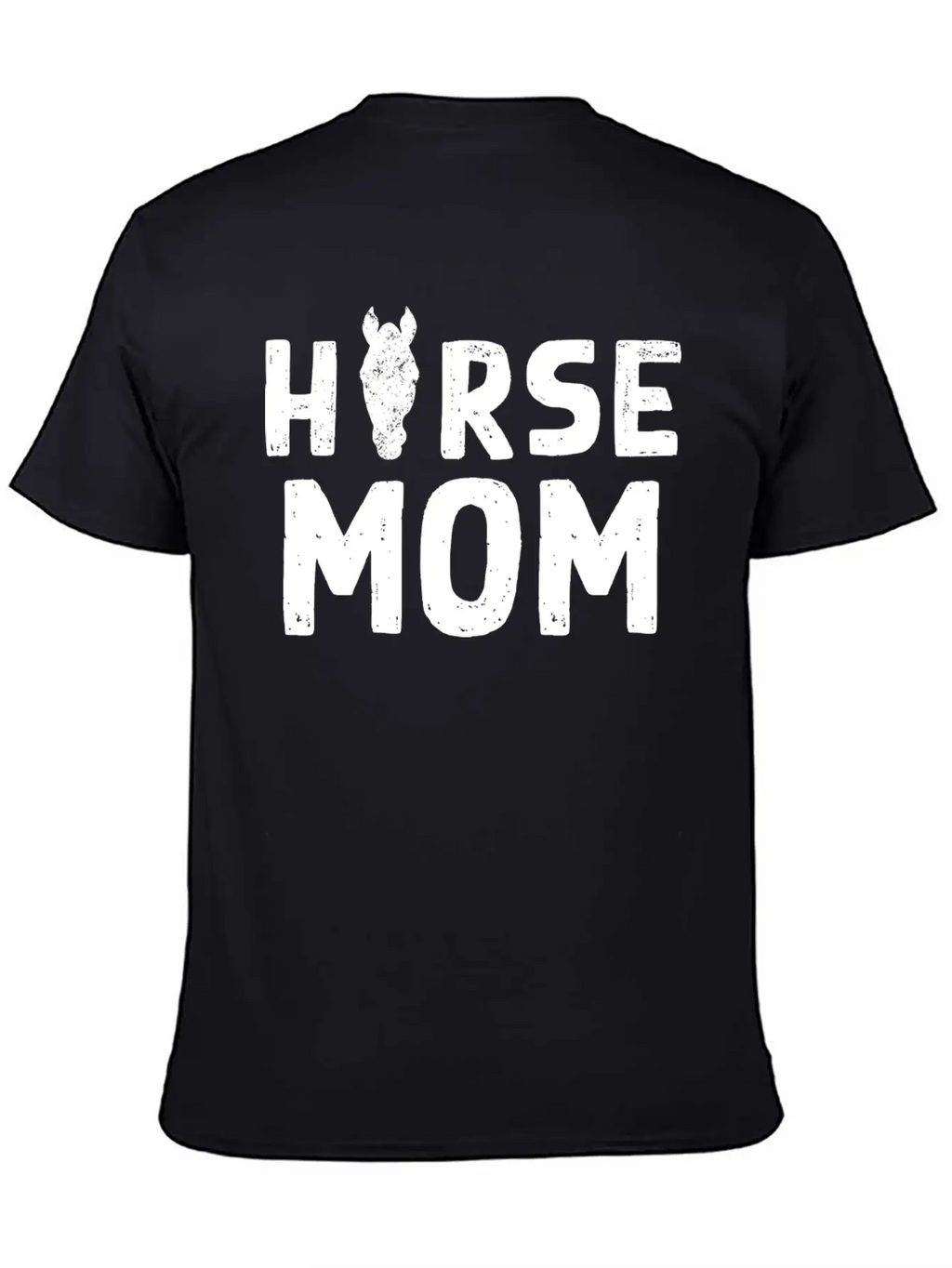 Horse Mom Design For Domestic Horse Pet Owners Breathable Soft Cotton T-Shirt – Timeless Casual Look