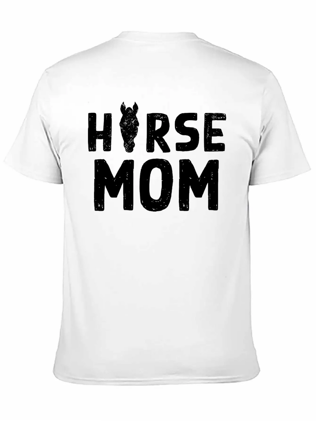 Horse Mom Design For Domestic Horse Pet Owners Breathable Soft Cotton T-Shirt – Timeless Casual Look