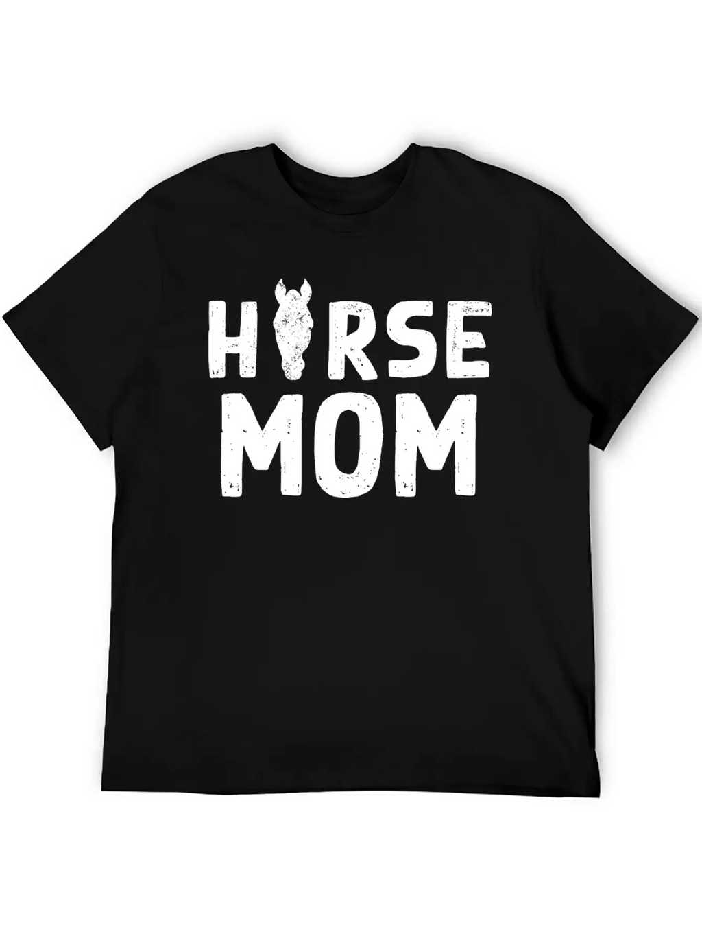 Horse Mom Design For Domestic Horse Pet Owners Breathable Soft Cotton T-Shirt – Timeless Casual Look