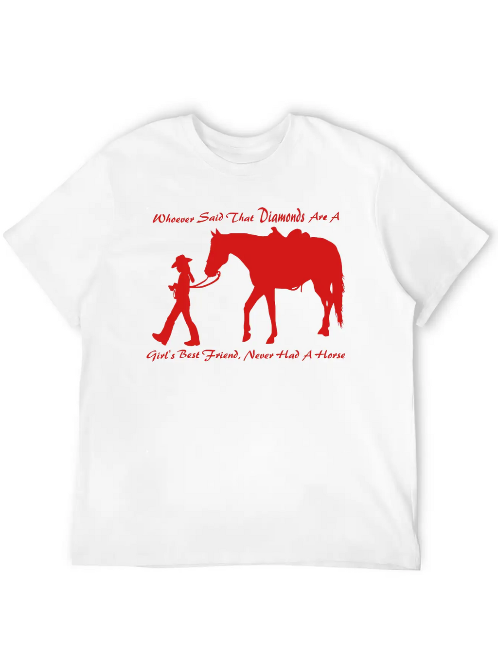 Horse N Diamond Classic Fit Graphic Tee For Daily Comfort – Unisex Cotton Shirt