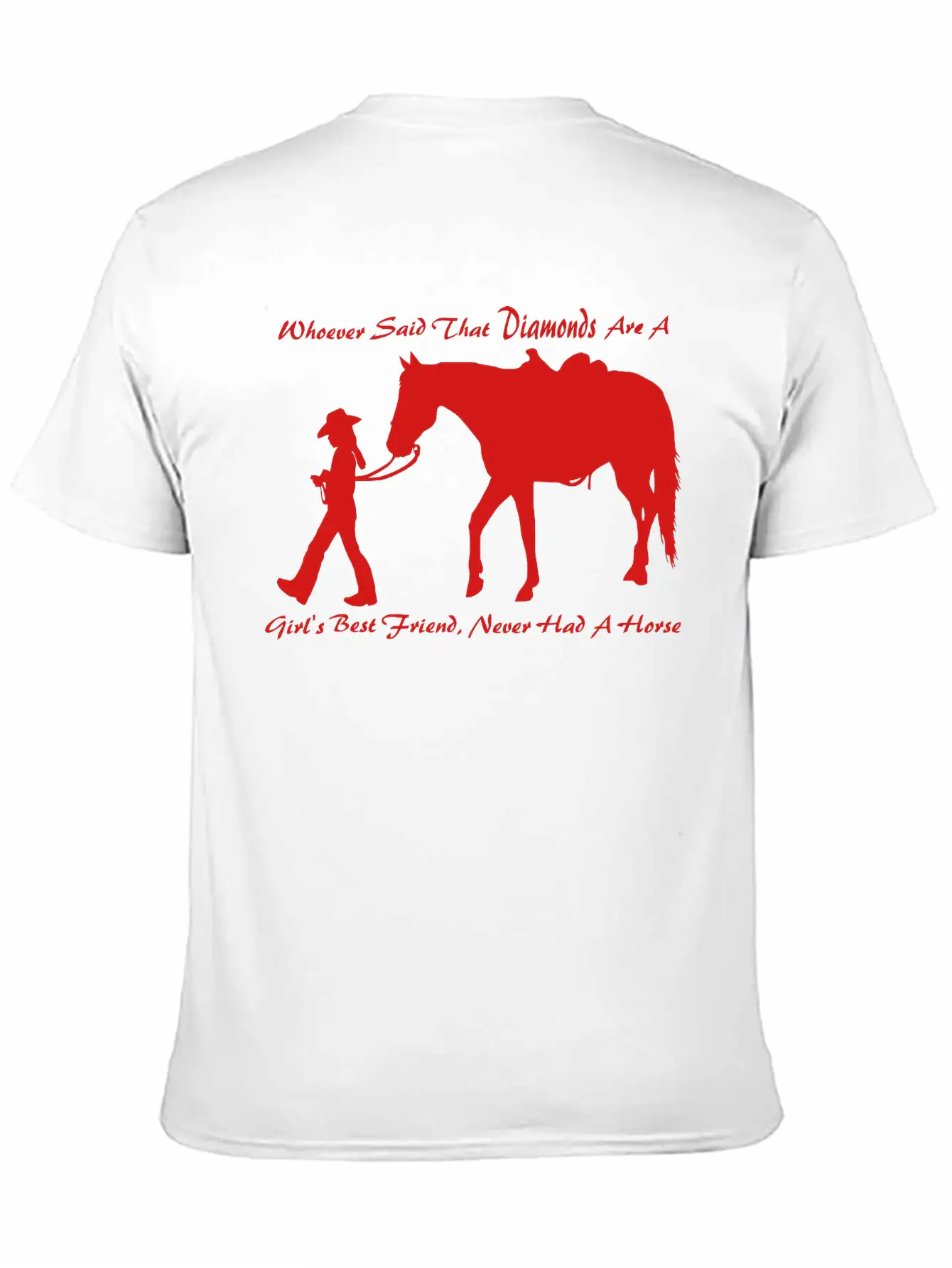 Horse N Diamond Classic Fit Graphic Tee For Daily Comfort – Unisex Cotton Shirt